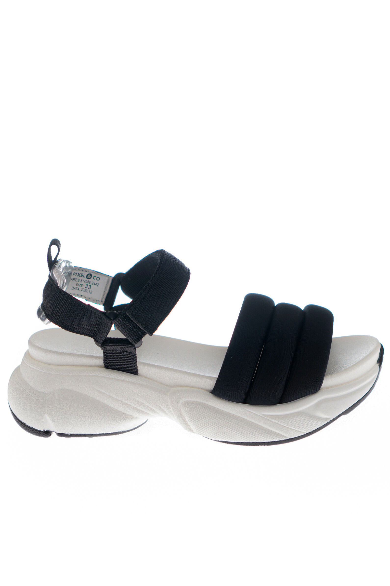 Босоножки дев. АРТ.5-514089-2442,чер,тек/н.к