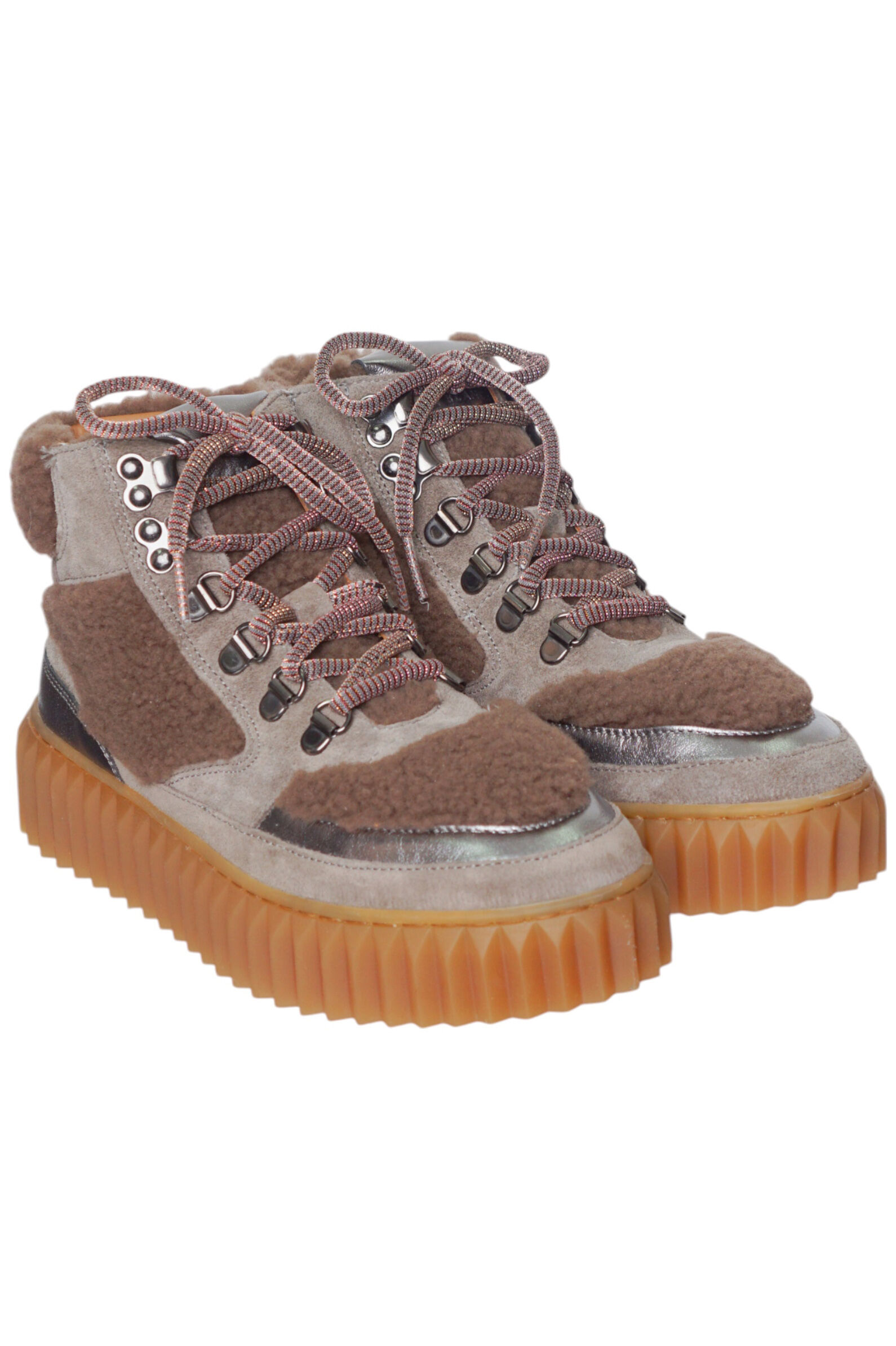 Ботинки жен. АРТ.0012501964,сер-кор,н.з-м/н.к