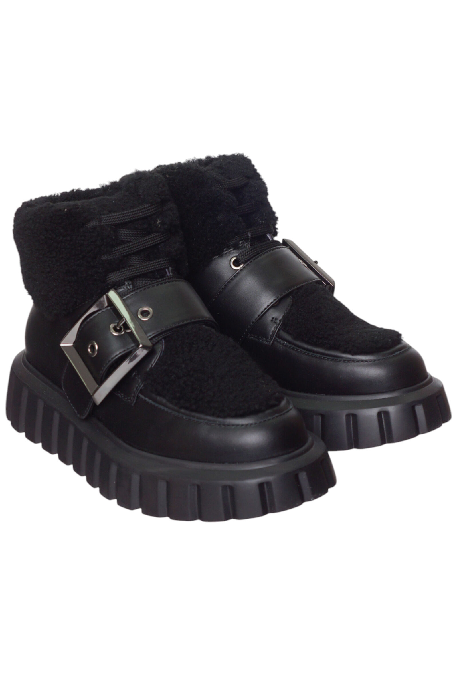 Ботинки жен. АРТ.0012502326,чер,н.к-м/н.м