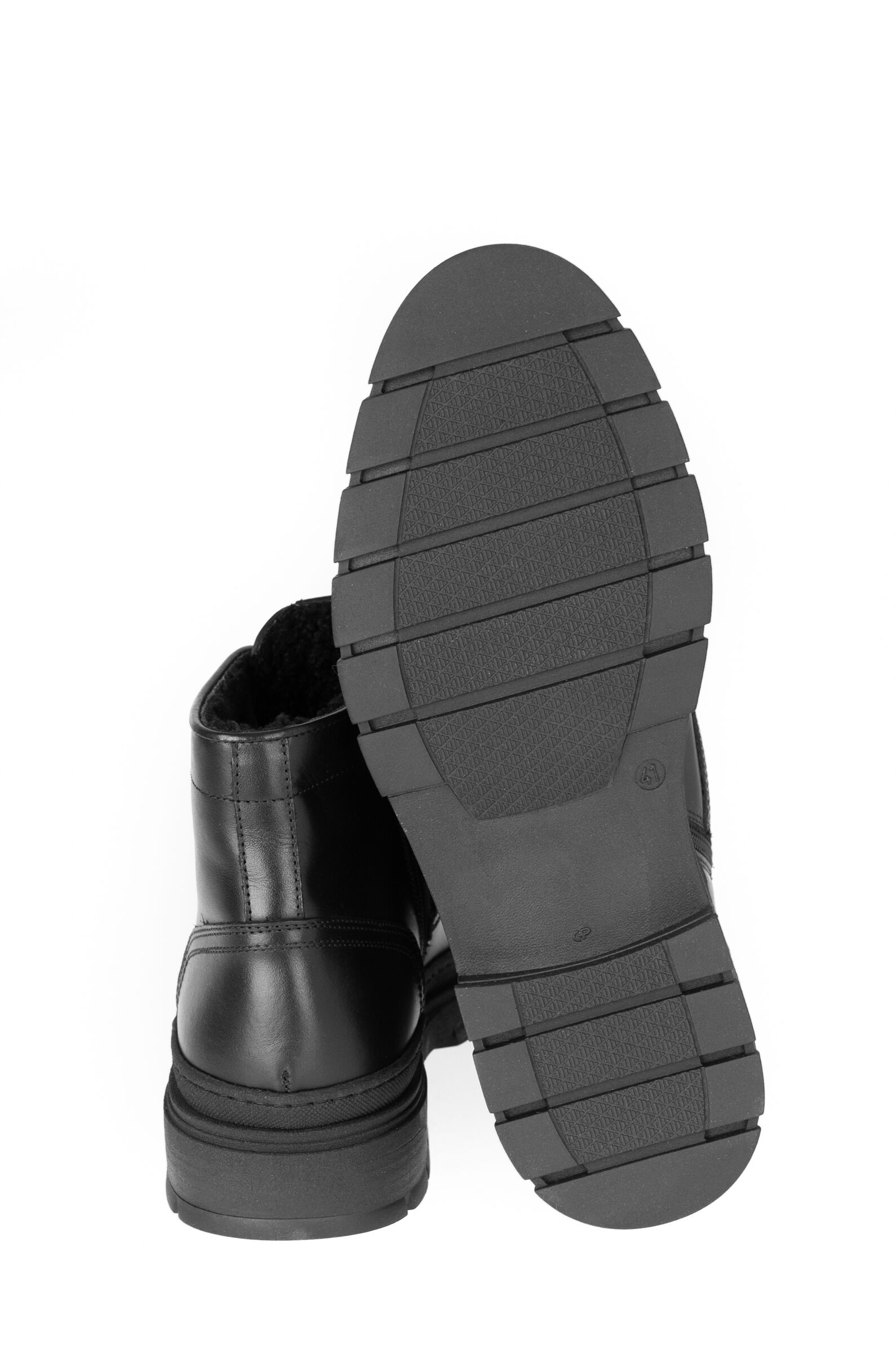 Ботинки муж.АРТ.4550.,чер,н.к/байка