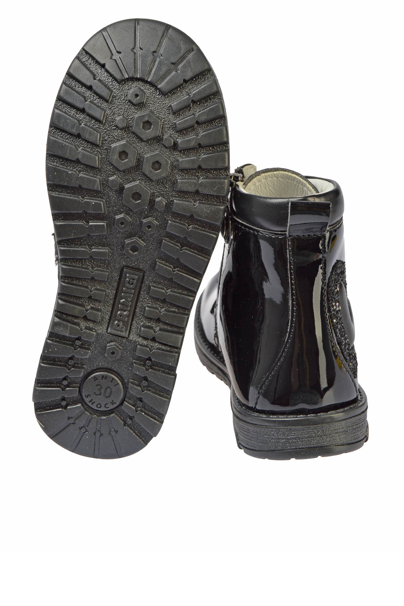 Ботинки дев. АРТ.4912311,чер,и.л/н.к