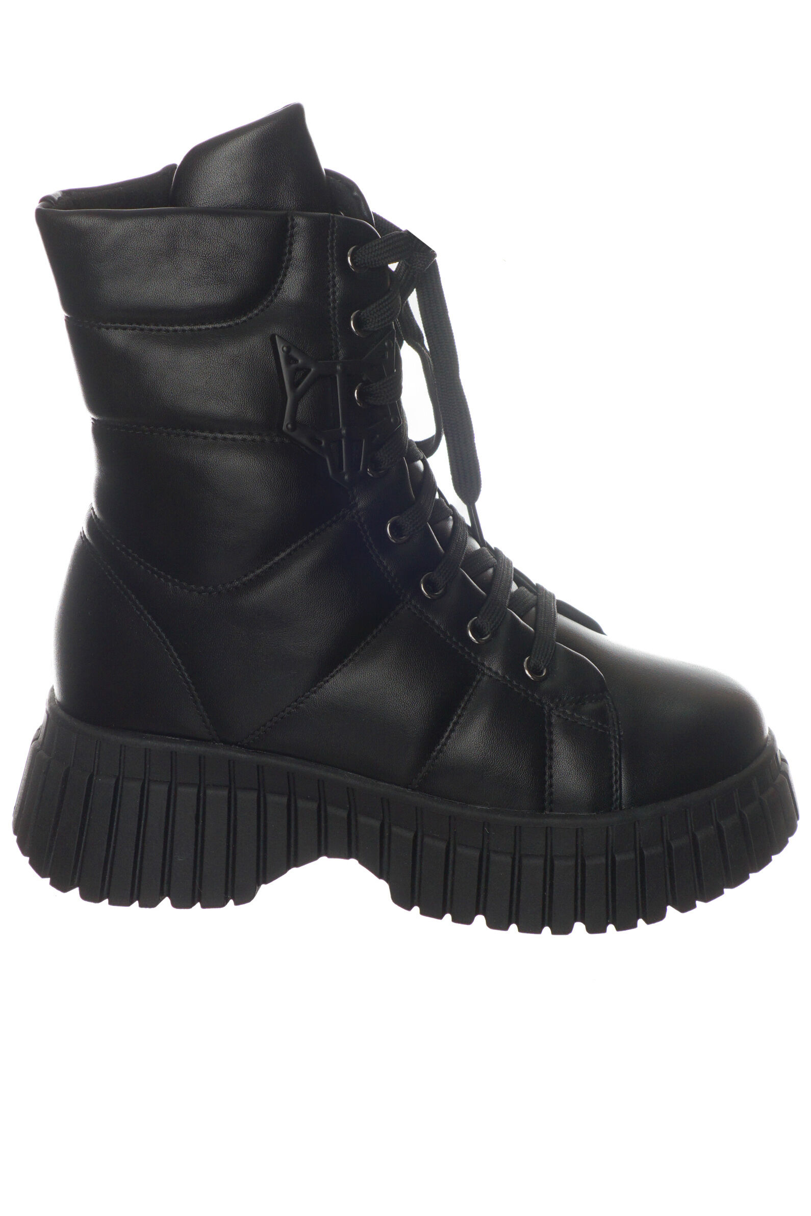 Ботинки дев. АРТ.58-1025C,чер,и.к/шер