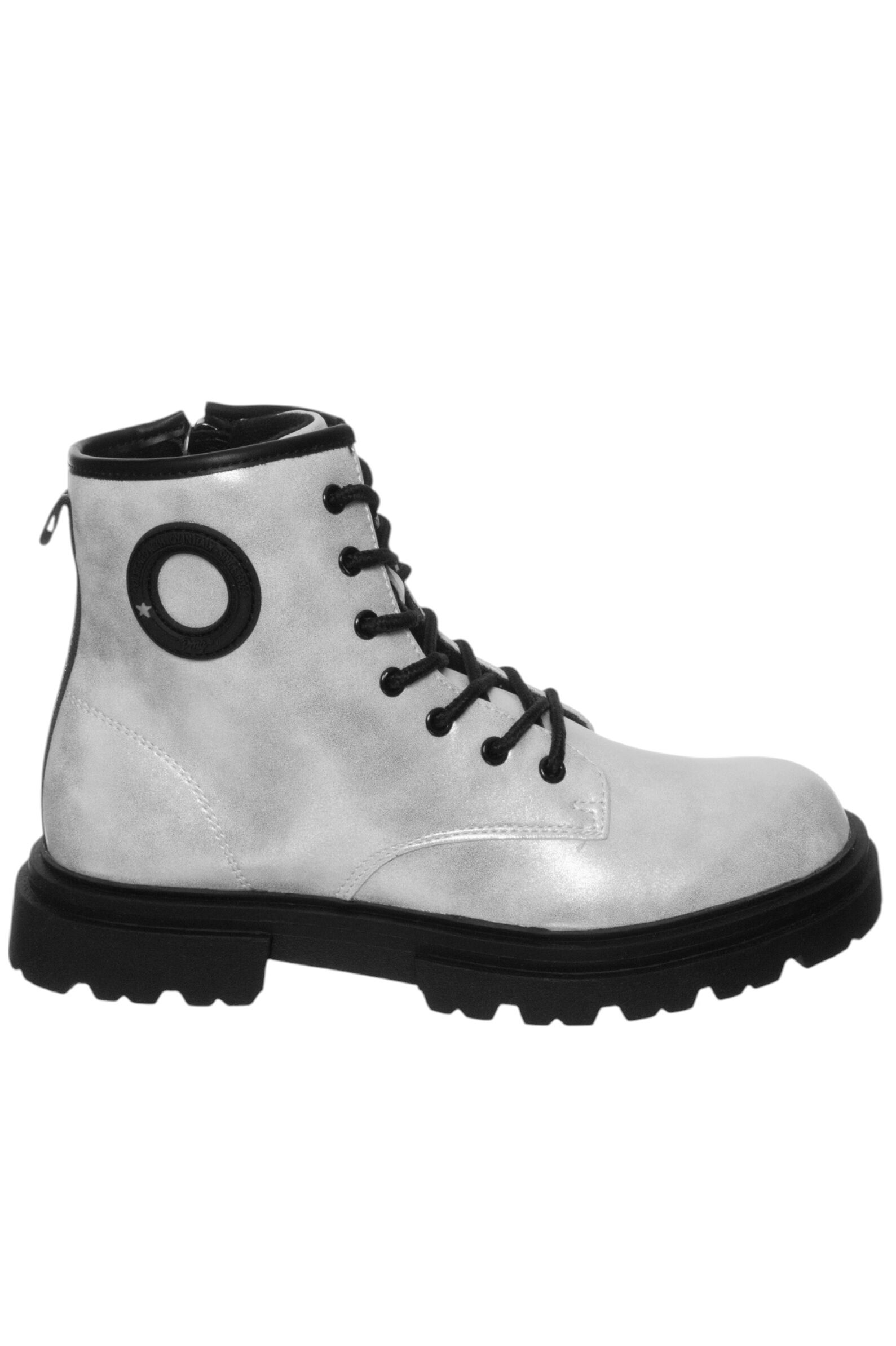 Ботинки дев. АРТ.6975300,сереб,и.к/тек-н.к