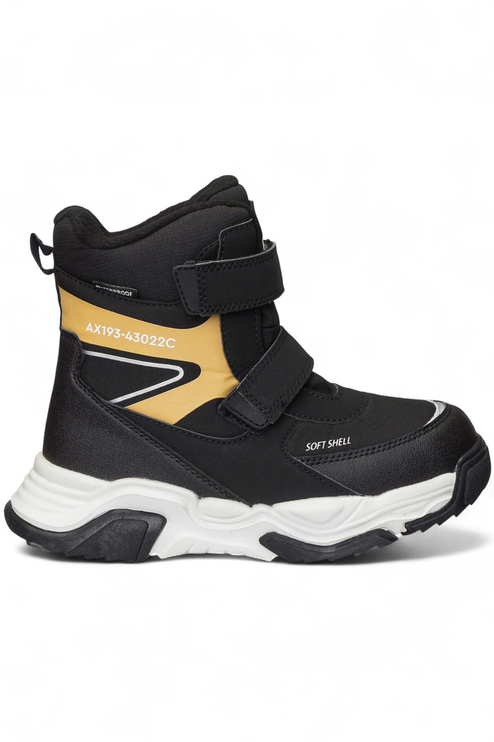 Ботинки мал. АРТ.74-0701C2,чер-беж,тек-и.к/шер