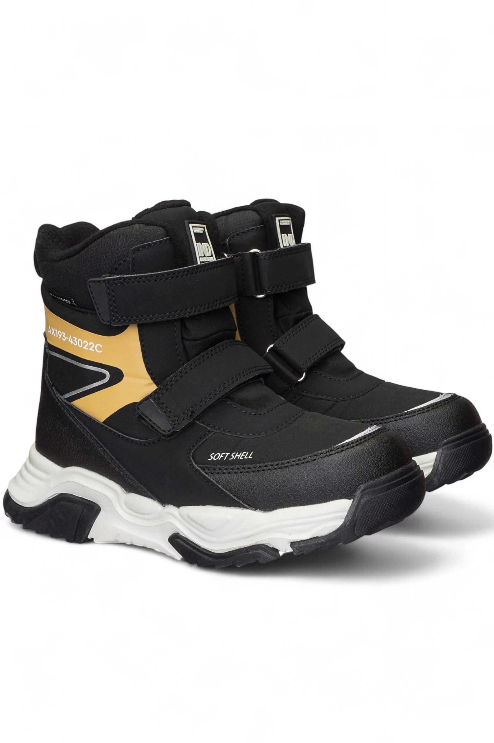 Ботинки мал. АРТ.74-0701C2,чер-беж,тек-и.к/шер