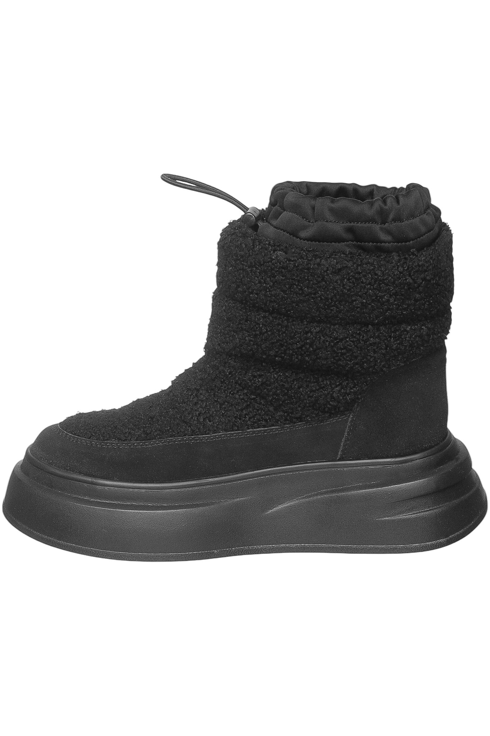 Ботинки жен. АРТ.SF2361S401,чер,н.з-тек/тек-н.к