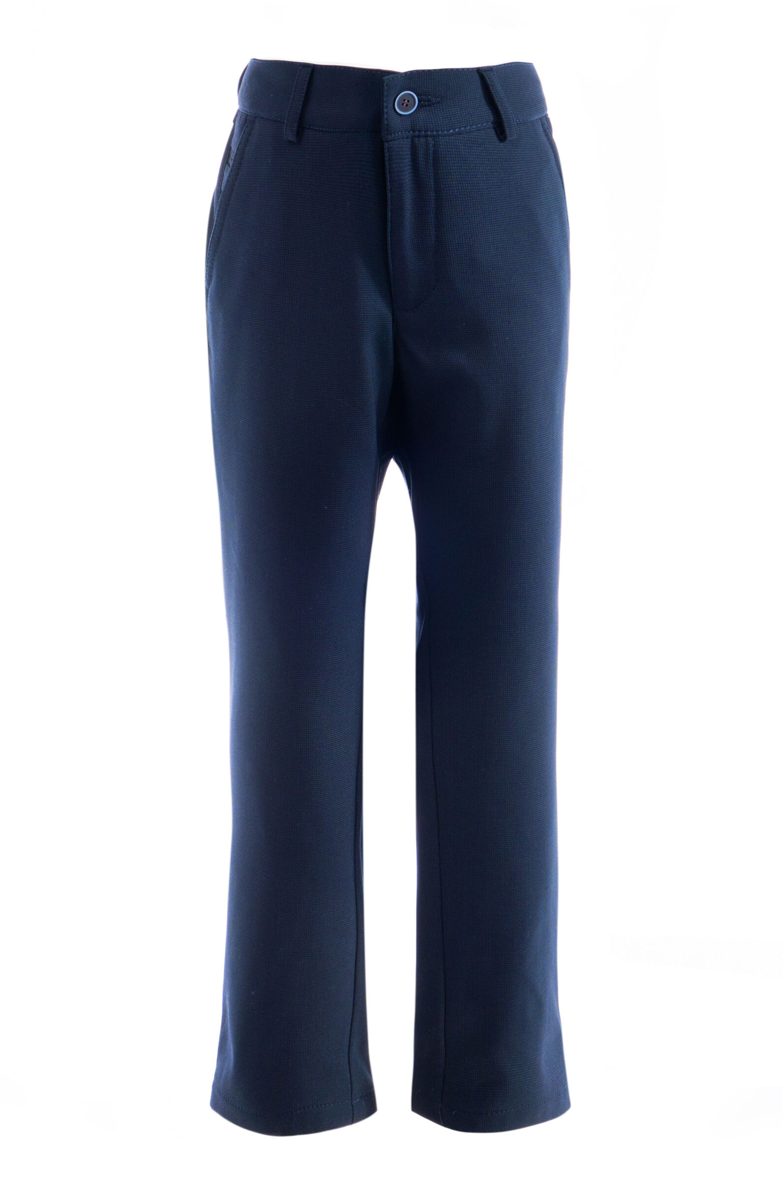 Брюки мал. АРТ.24186/536,син,пэ-вис-лайкра