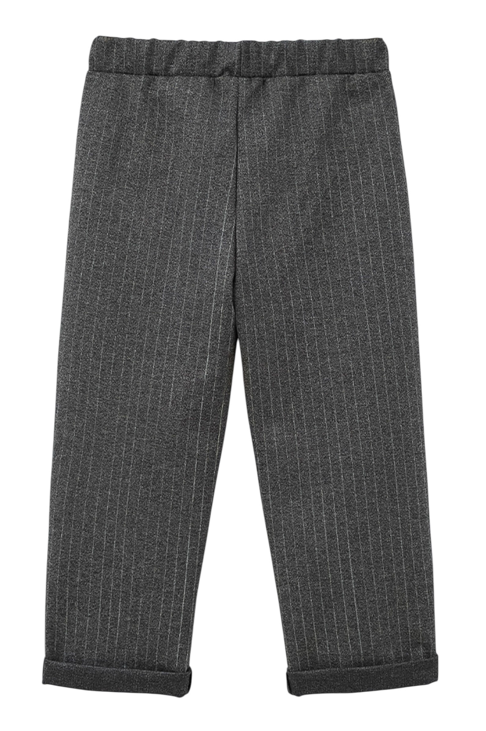 Брюки дев. АРТ.252025,сер,пэ-виск-эл