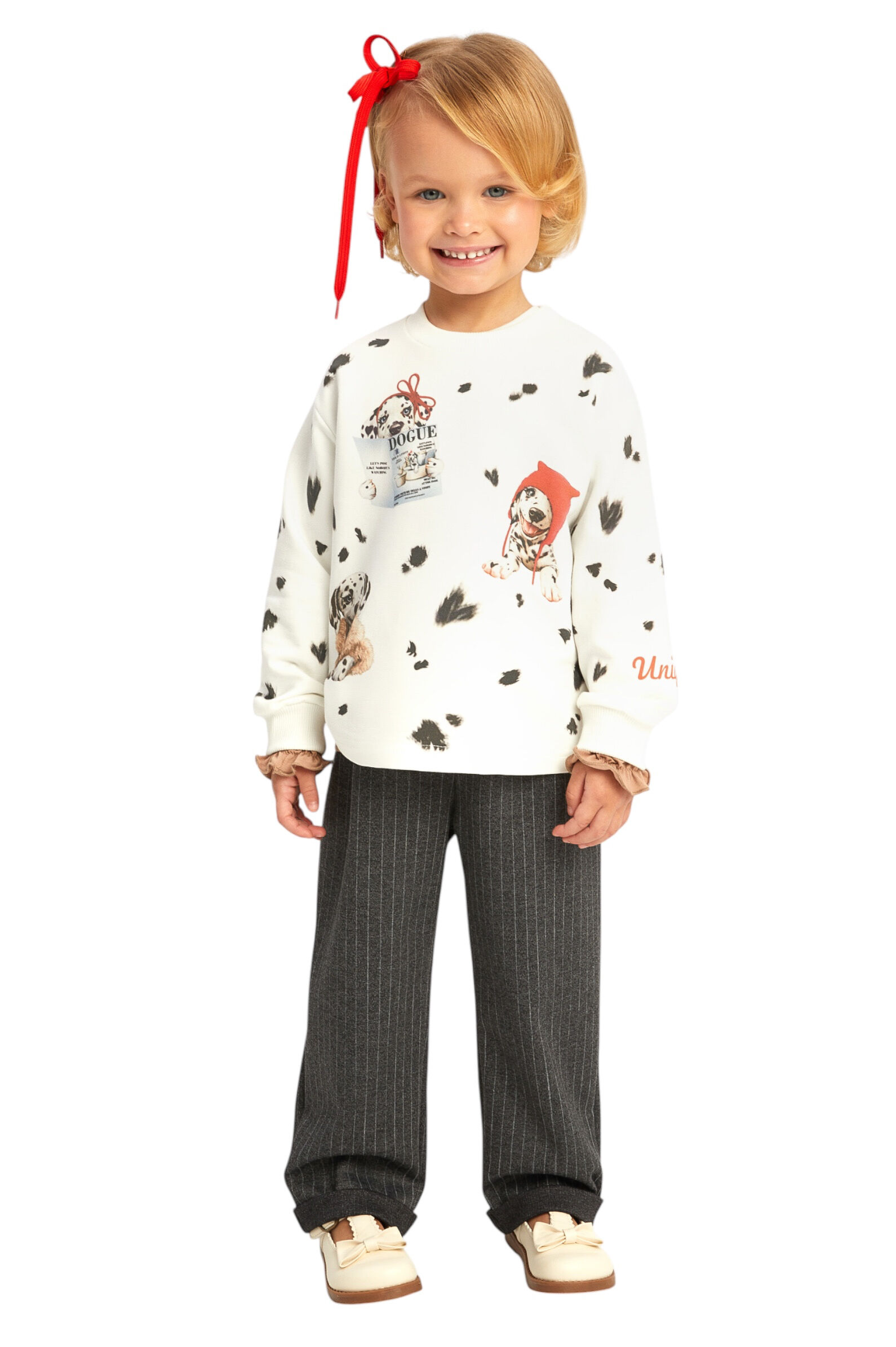 Брюки дев. АРТ.252025,сер,пэ-виск-эл