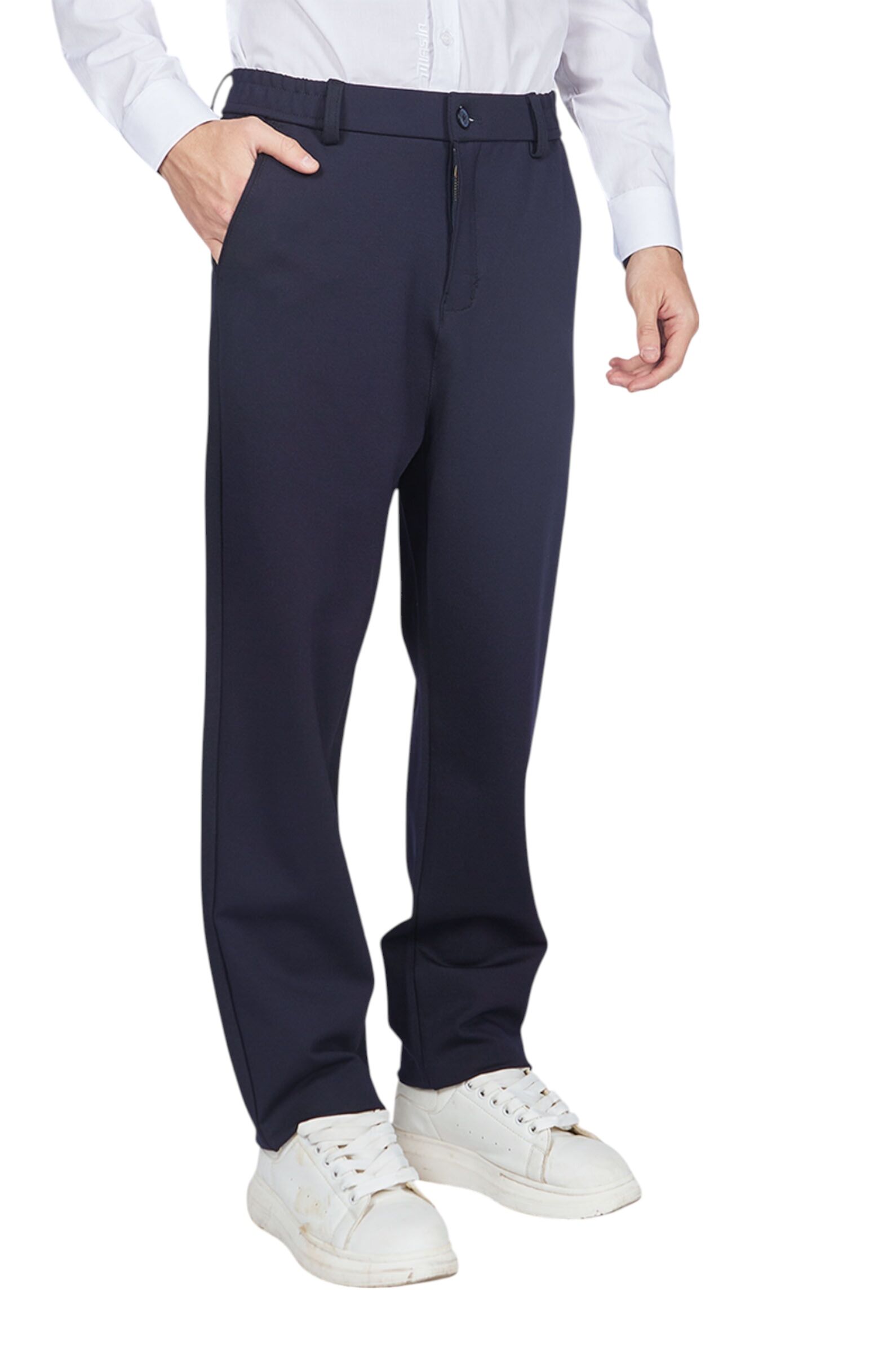 Брюки мал. АРТ.B-TR35265,син,вис-па-эл