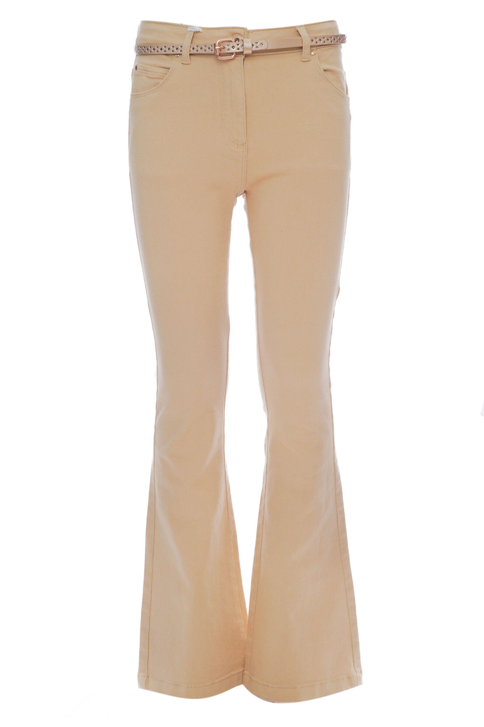 Джинсы дев. АРТ.4 8528/00,беж,хл-эл