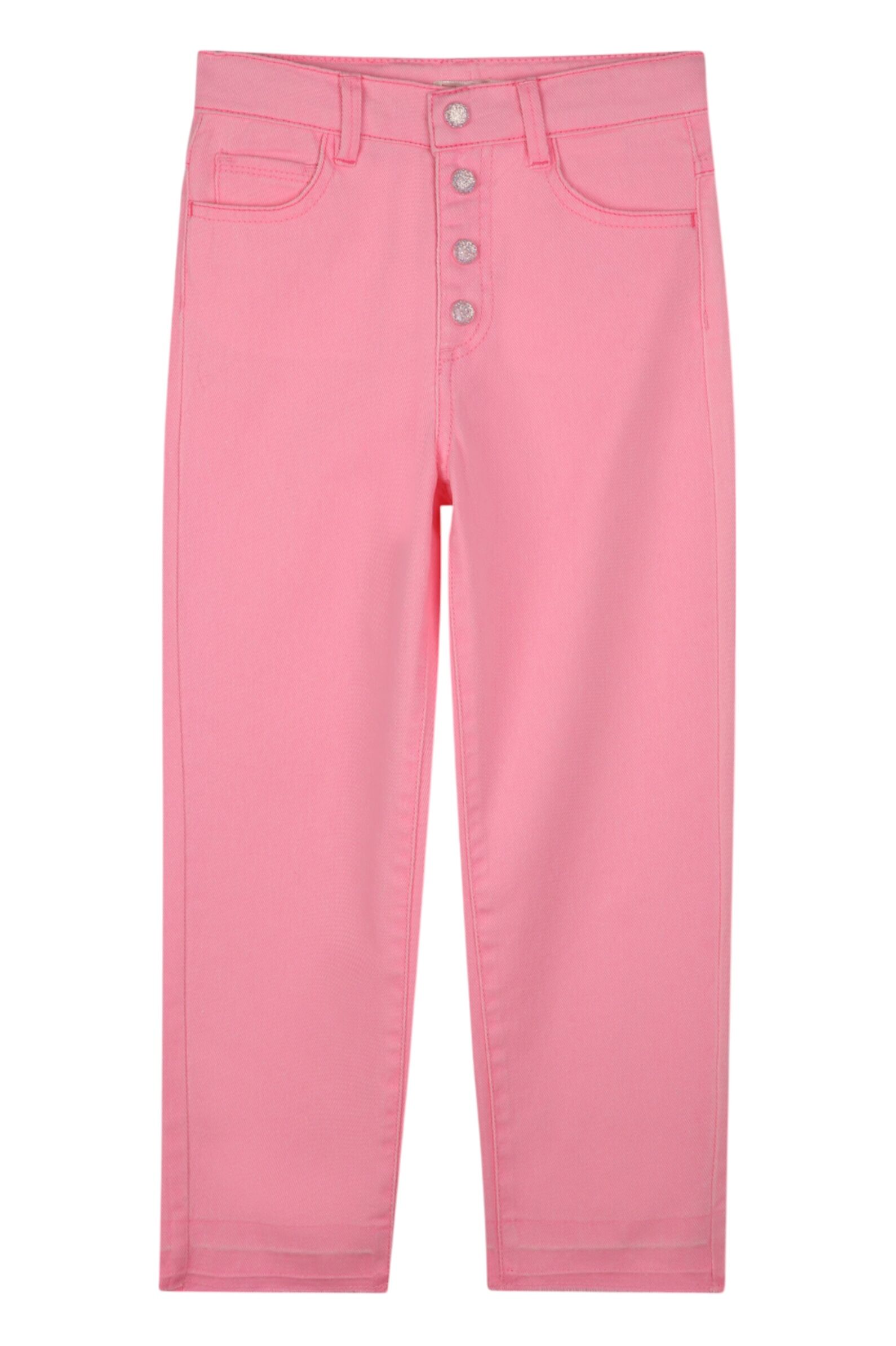 Джинсы дев. АРТ.U20854/462,роз,хл