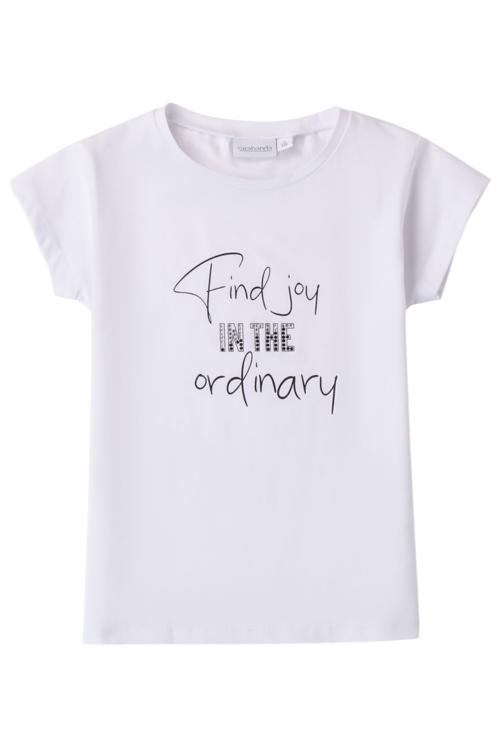 Футболка дев. АРТ.0.B506.00,бел,хл-эл