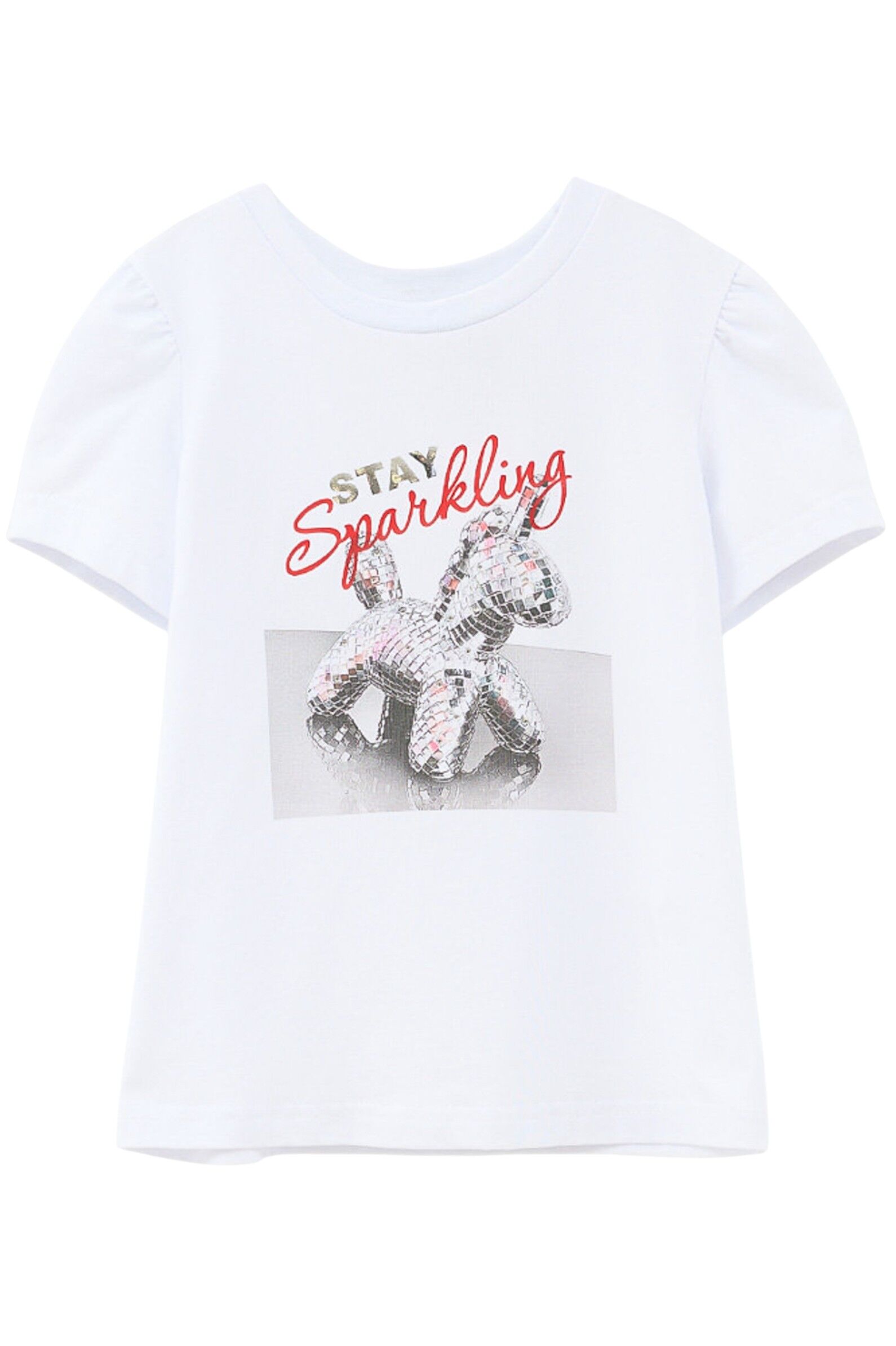 Футболка дев. АРТ.252200,бел,хл-эл