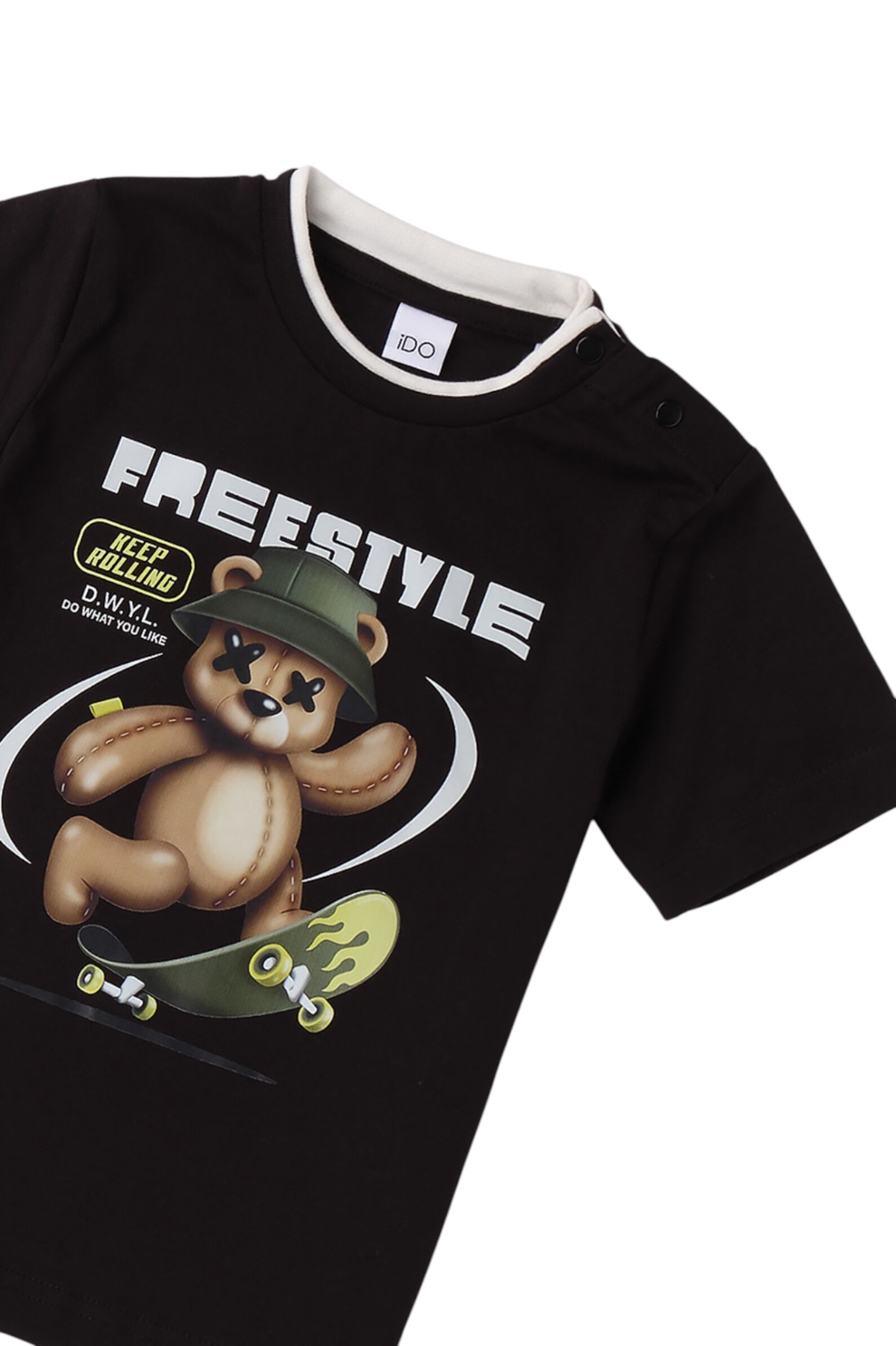 Футболка мал. АРТ.4.F231.00,чер,хл