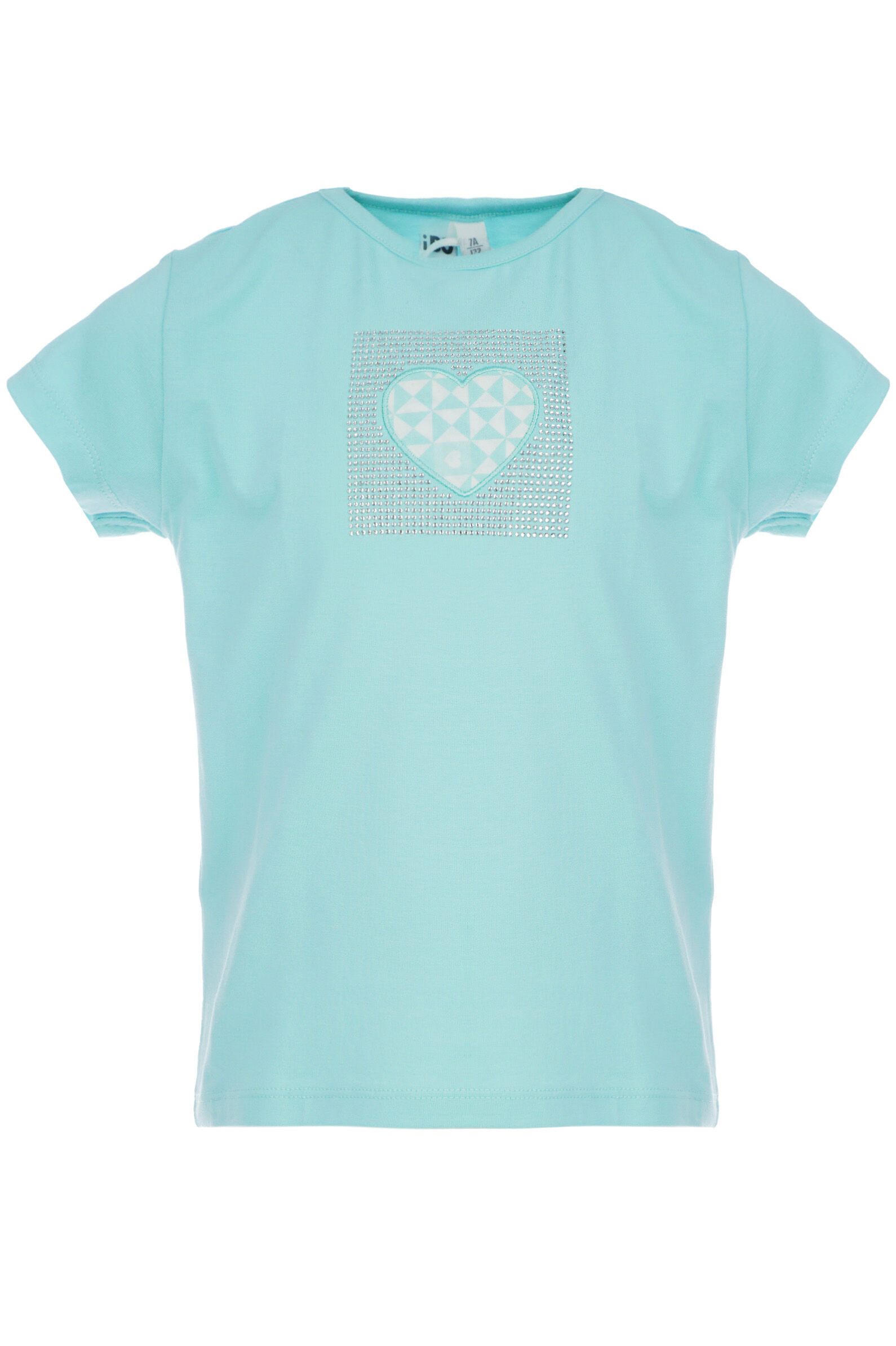 Футболка дев.АРТ.4 8744/00,бирюз,хл-эл