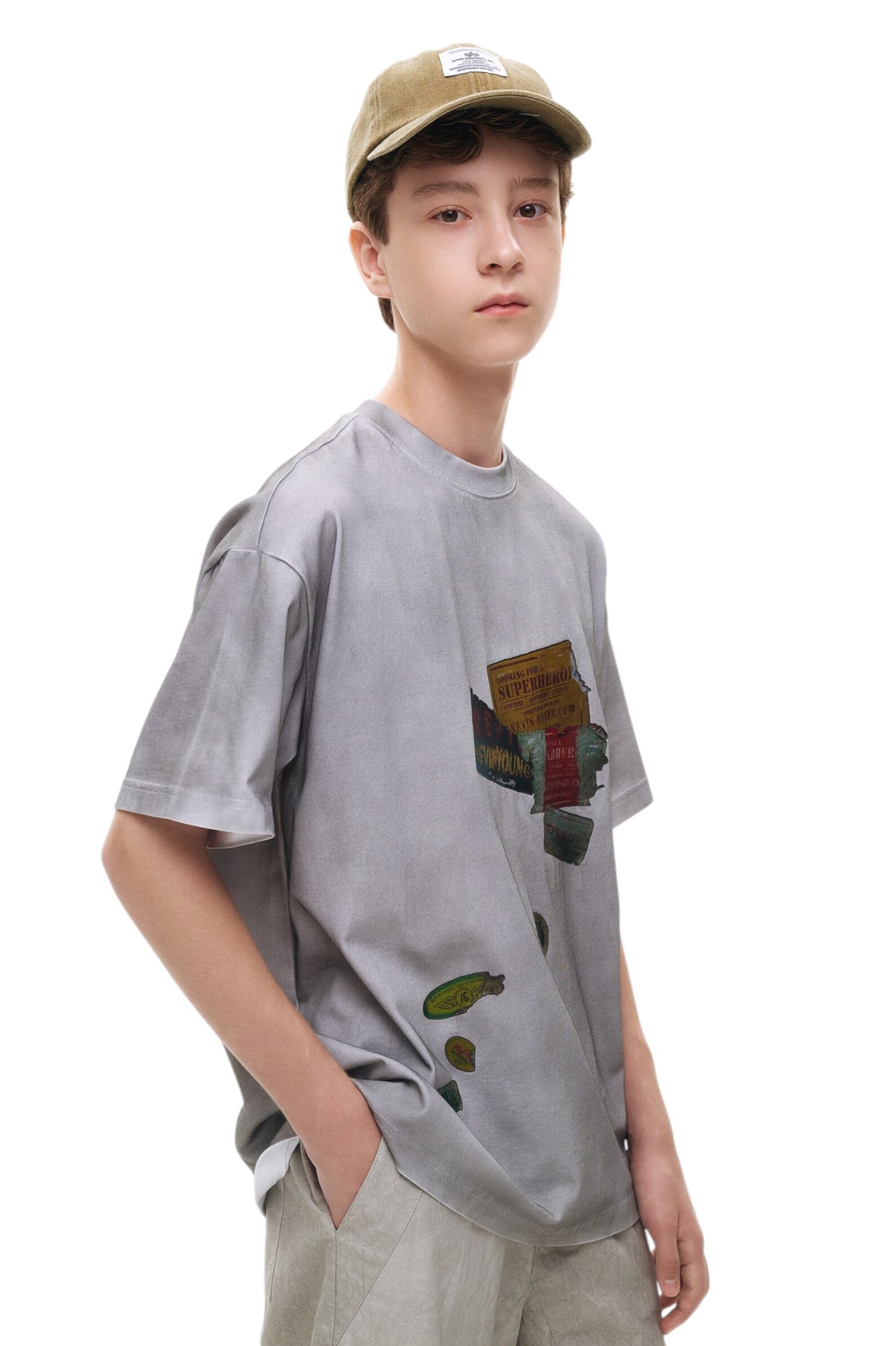 Футболка АРТ.AA235033,сер-мул,хл