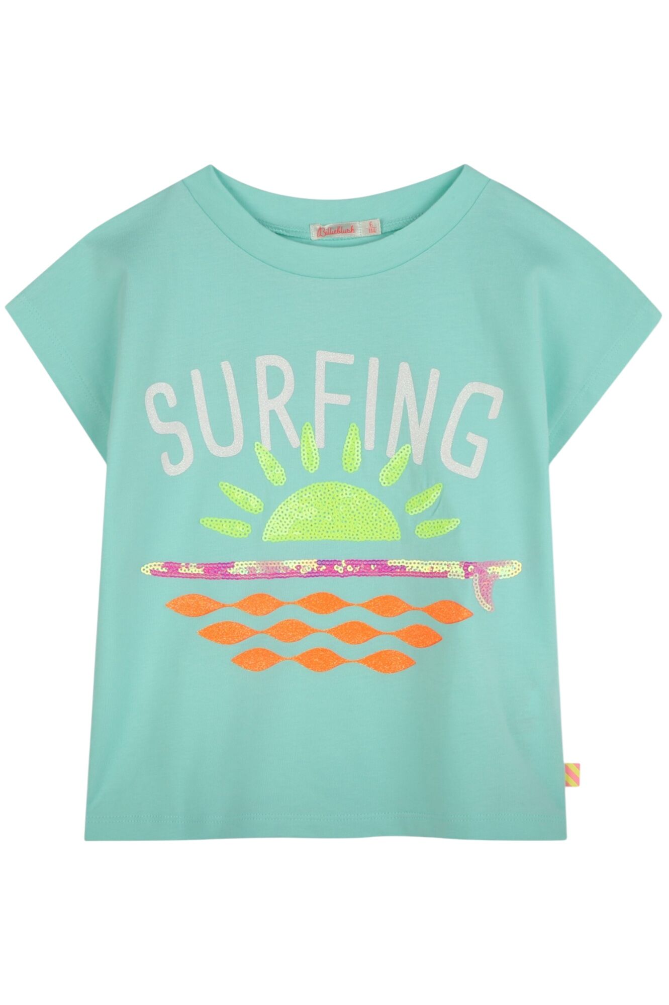 Футболка дев. АРТ.U20949/74A,бирюз,хл