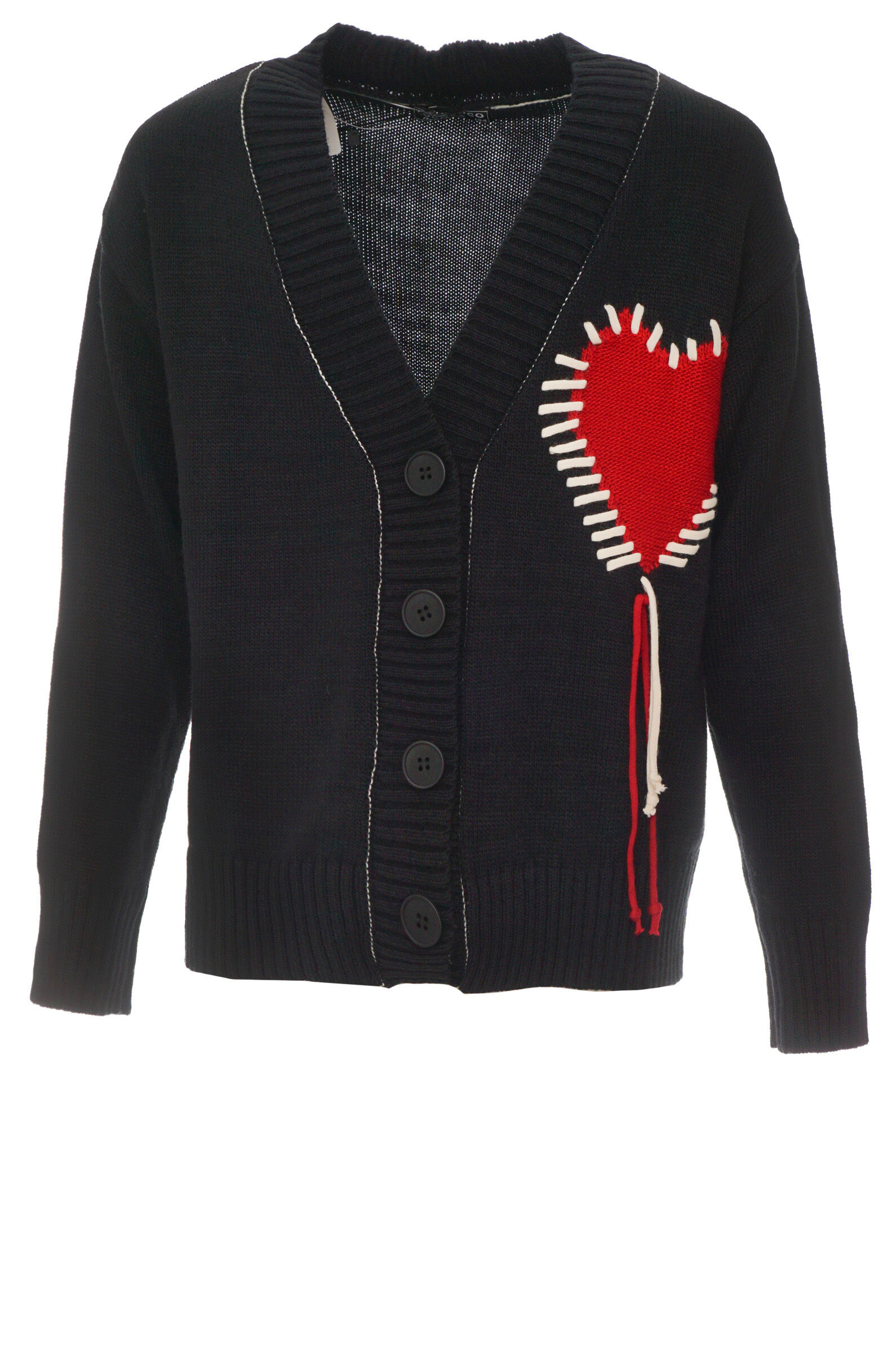 Кардиган дев. АРТ.8547,чер,хл-акр