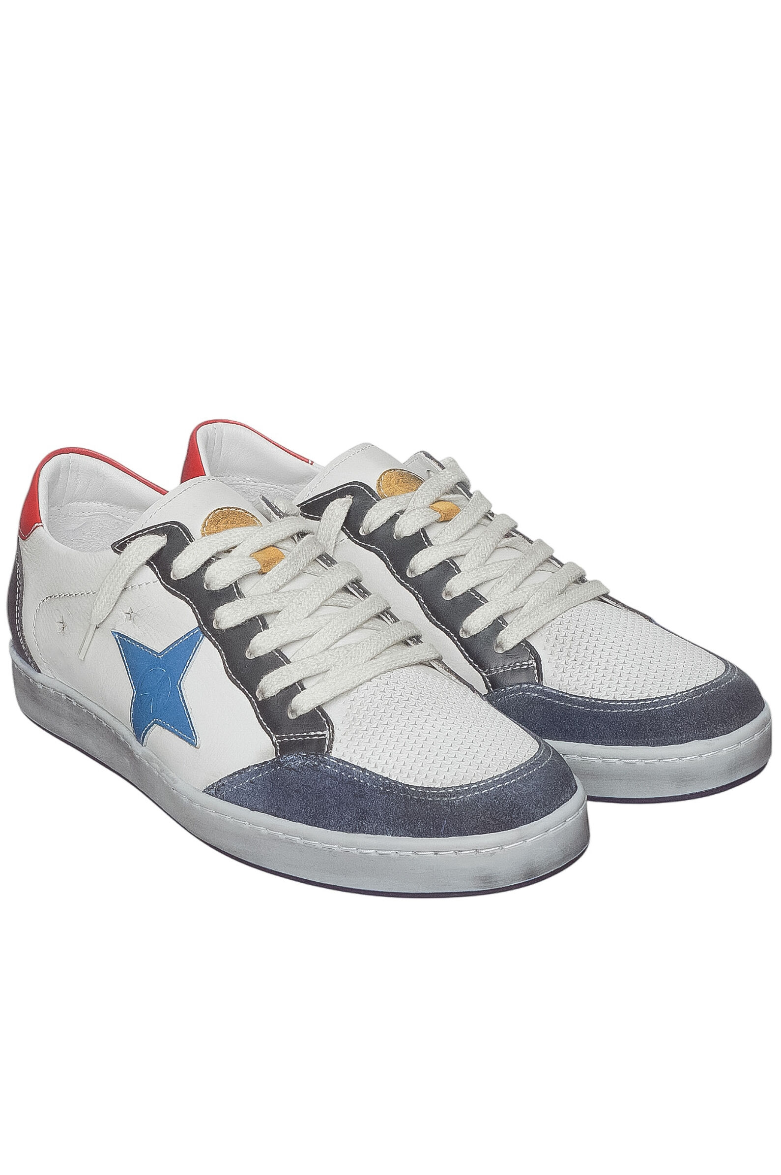 Кеды муж. АРТ.032689,бел-мул,н.к-з/тек-н.к