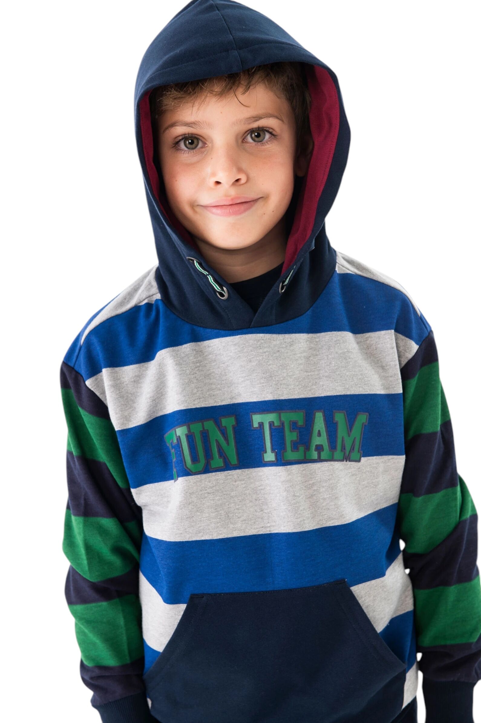 Худи мал. АРТ.509240,син-сер,хл-пэ