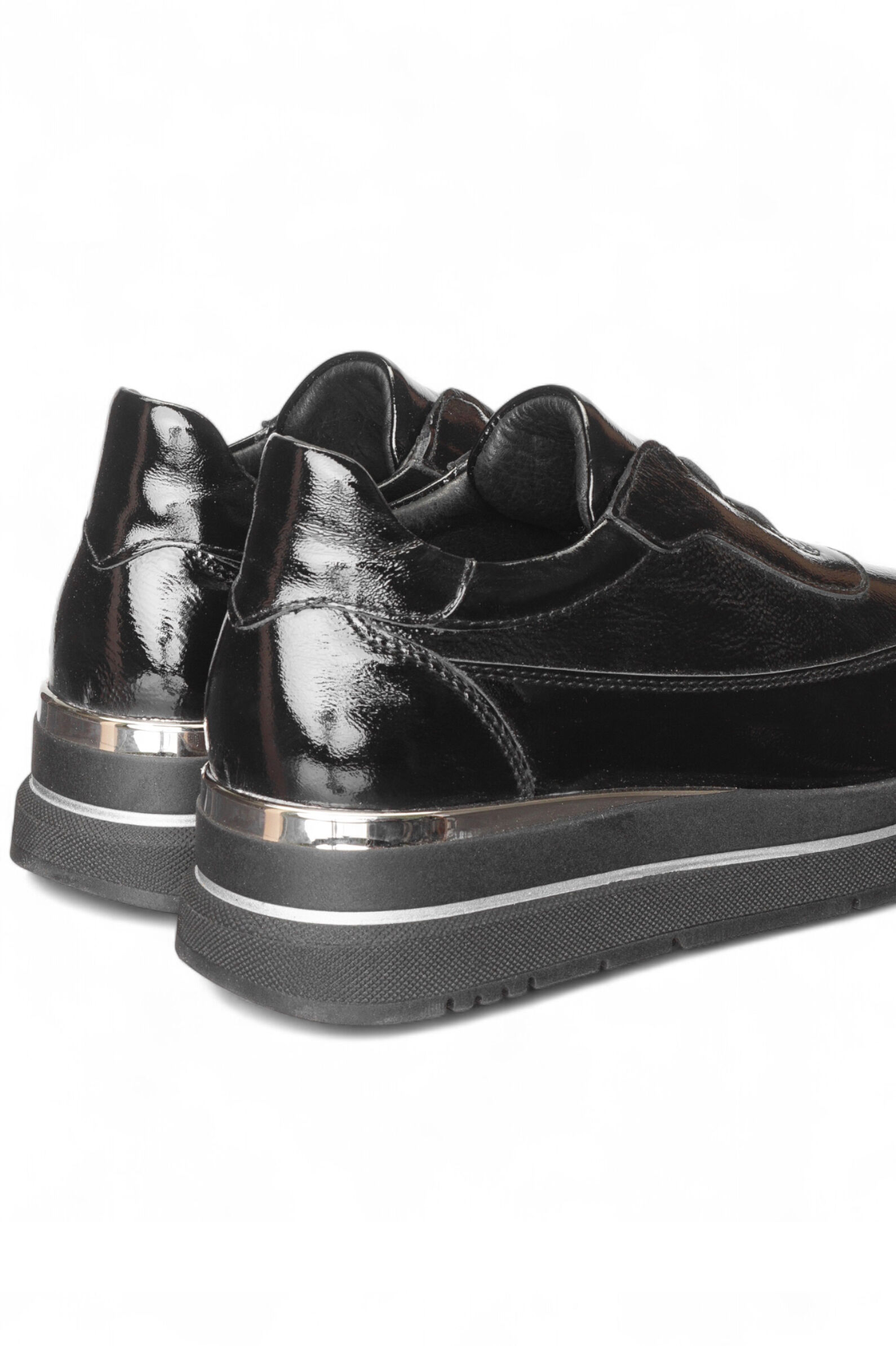 Кроссовки жен. АРТ.25KA-534,чер,н.лак/н.к