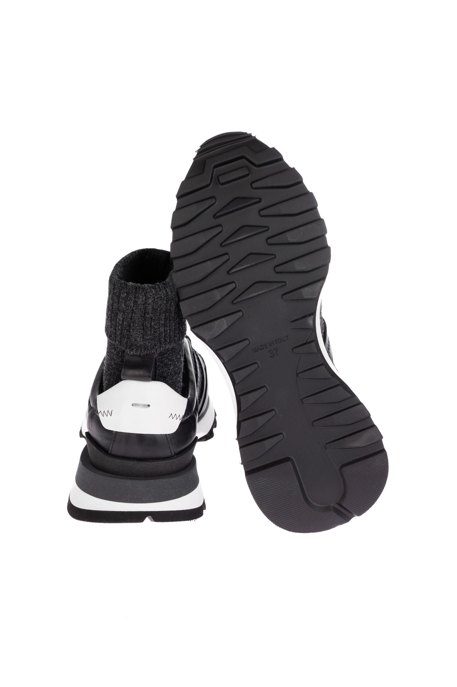 Кроссовки жен.АРТ.8540,чер,н.к-тек/н.к