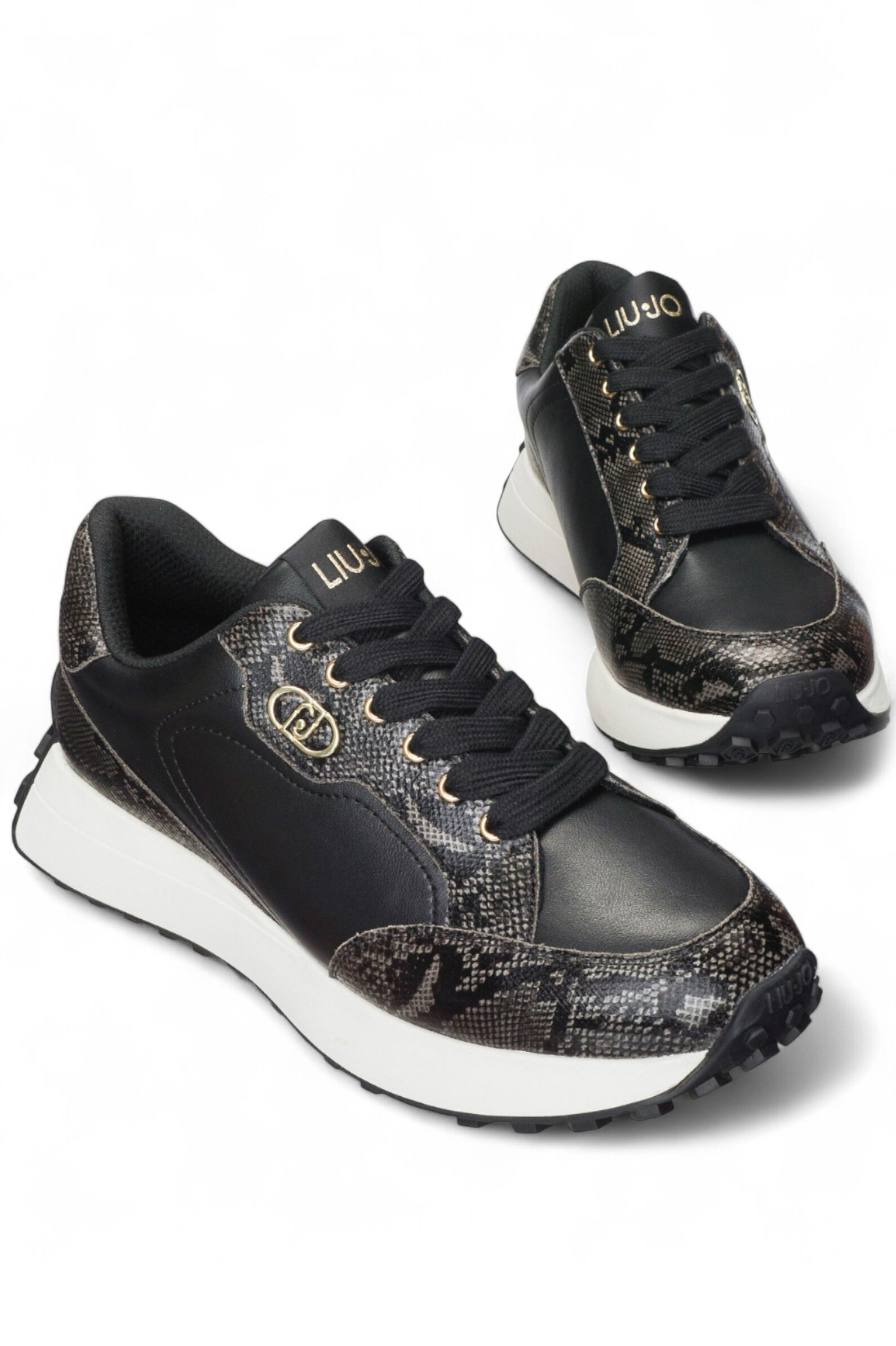 Кроссовки жен. АРТ.BF5027EX07222222,чер-сер,и.к/тек