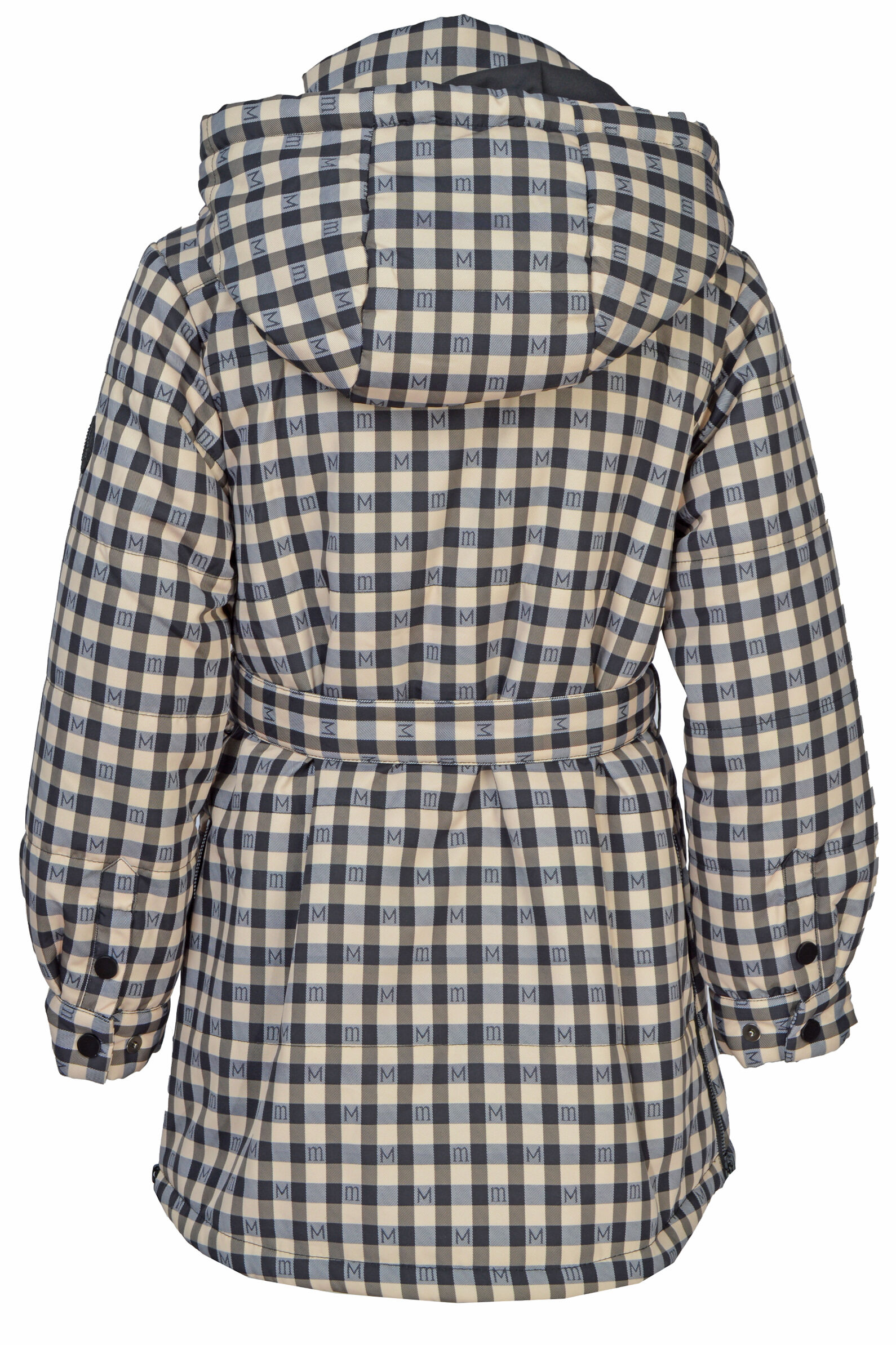 Куртка дев. АРТ.23-09M,беж-син,пэ/пэ/пэ