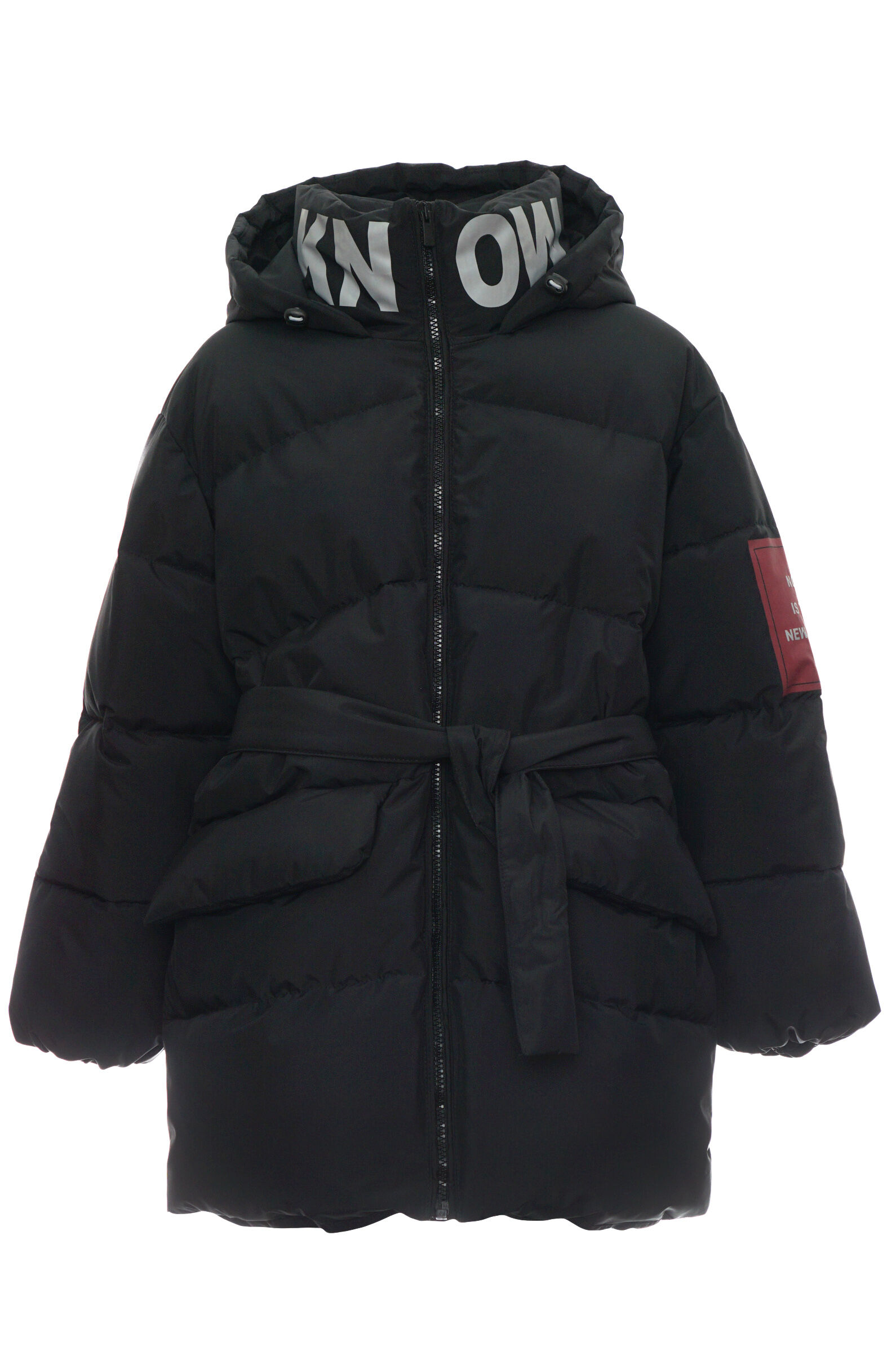 Куртка дев. АРТ.243305,чер,пэ-пэ