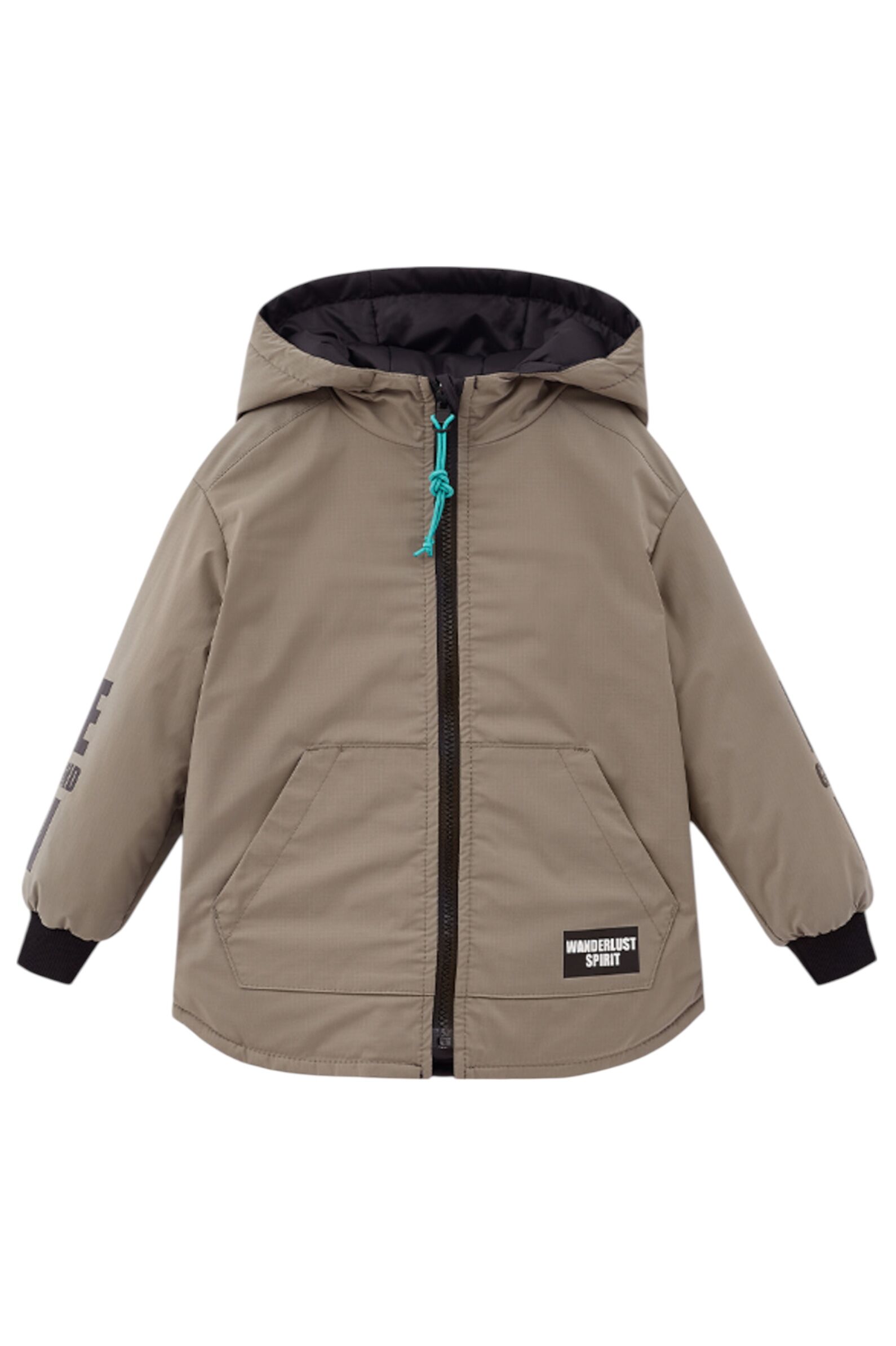 Куртка мал. АРТ.251034,чер-сер,пэ