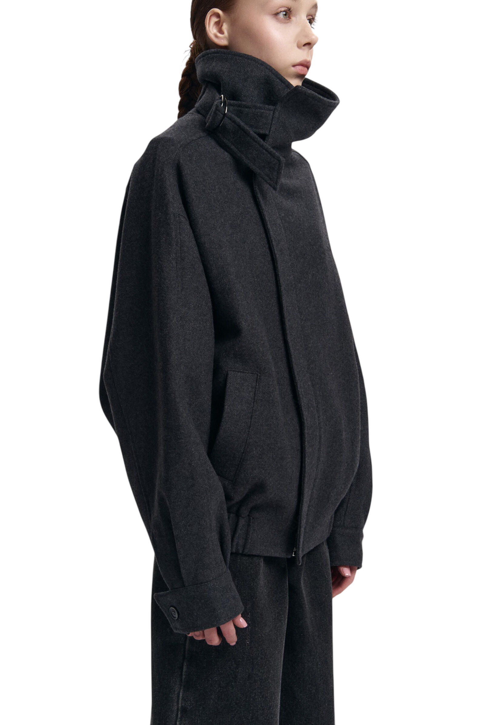 Куртка дев.АРТ.AT125316,сер,шер-пэ