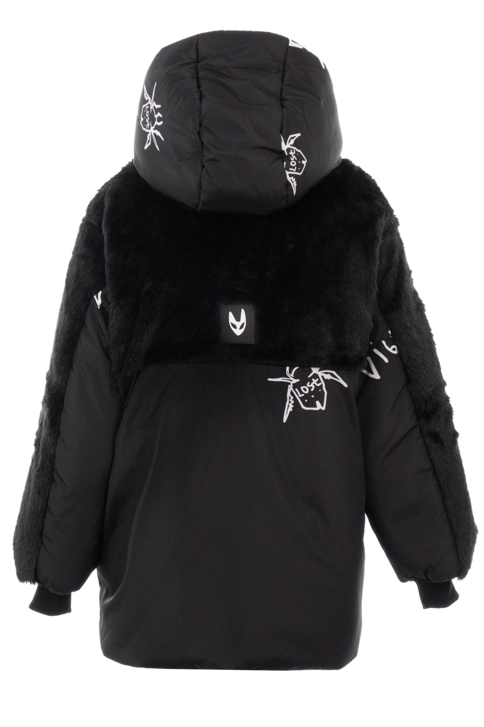 Куртка дев. АРТ.Complen spider,чер,полиэфир