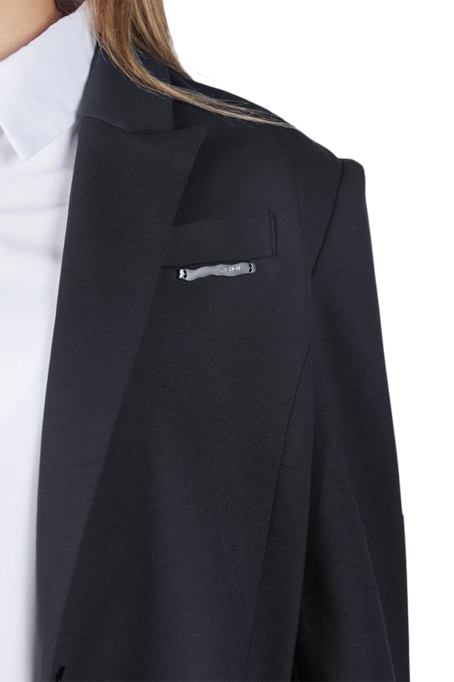 Пиджак дев. АРТ.G-SU25236,чер,вис-па-эл