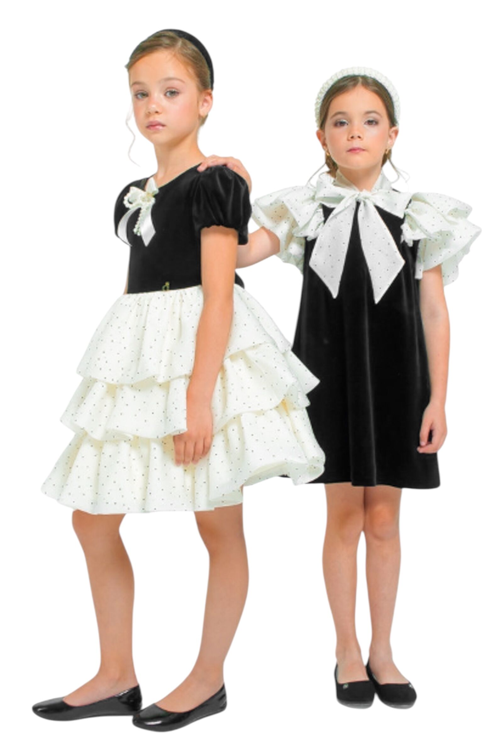 Платье дев. АРТ.1766,чер-мол,пэ-эл/хл