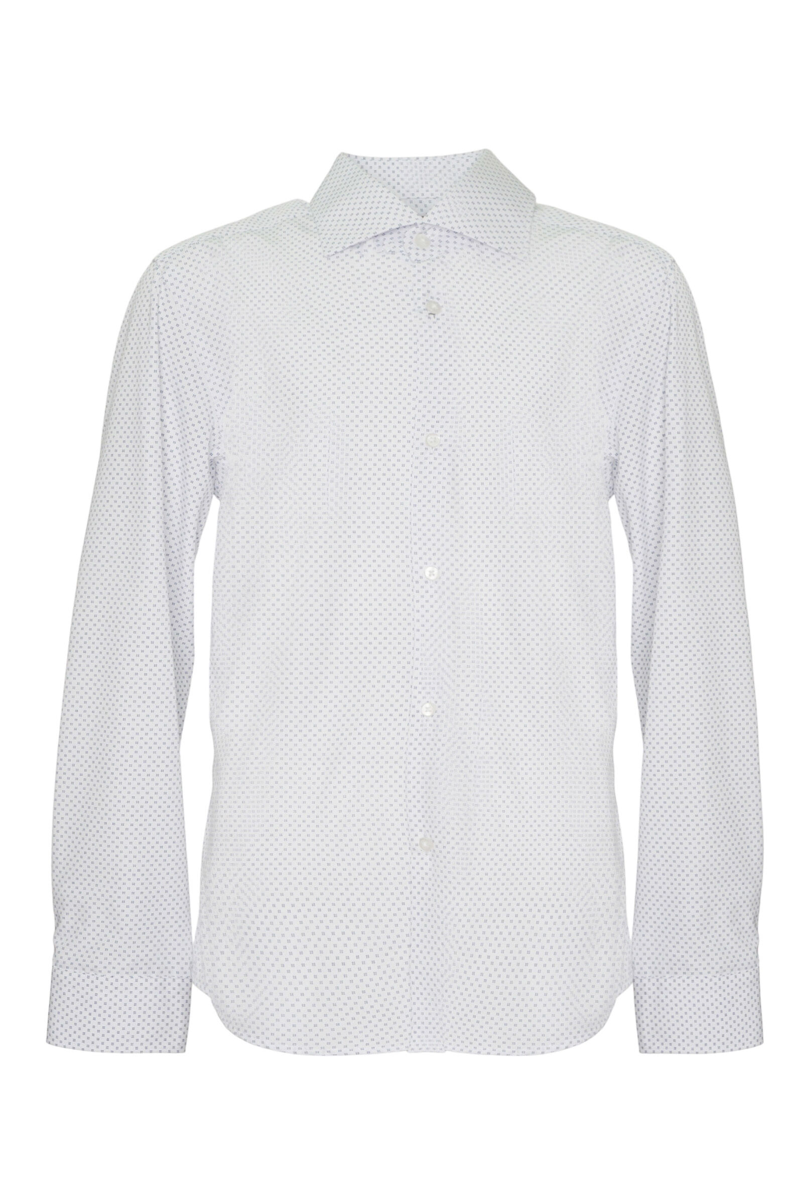 Рубашка мал. АРТ.68315-10,бел-син,бамбук-пэ