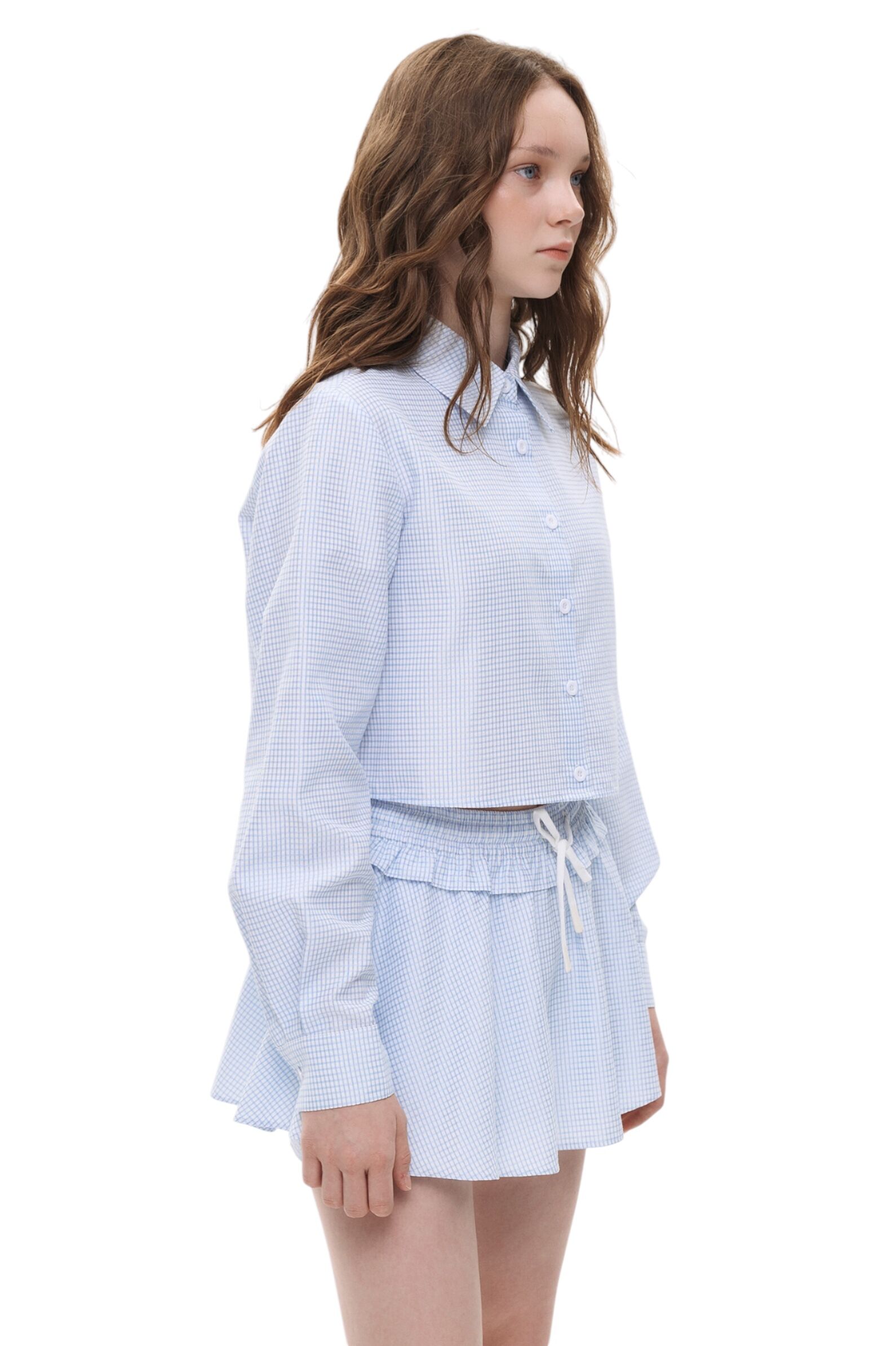 Рубашка дев. АРТ.AA236198,гол-бел,хл-пэ