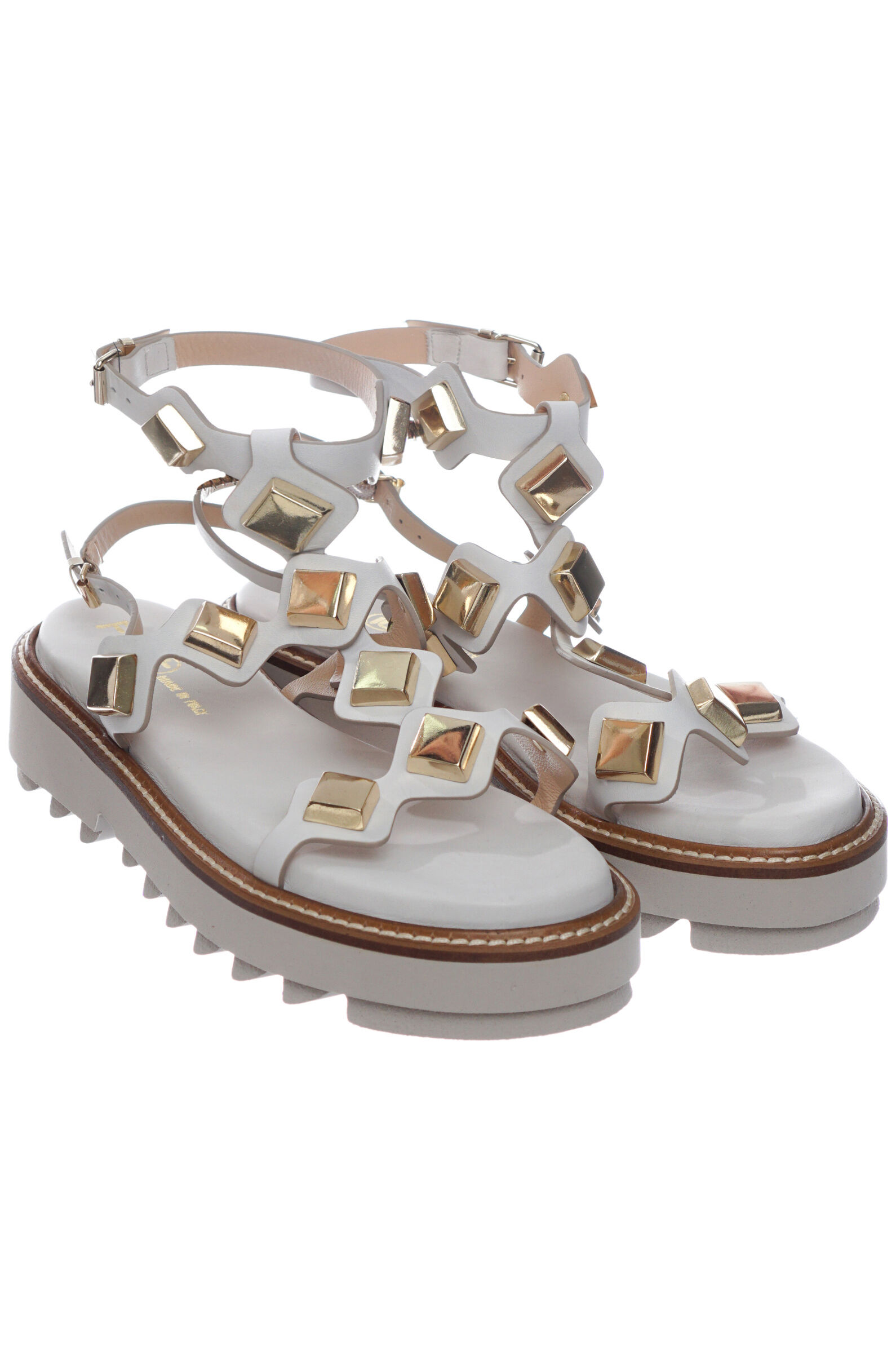 Сандалии жен.АРТ.8715,бел,н.к/н.к