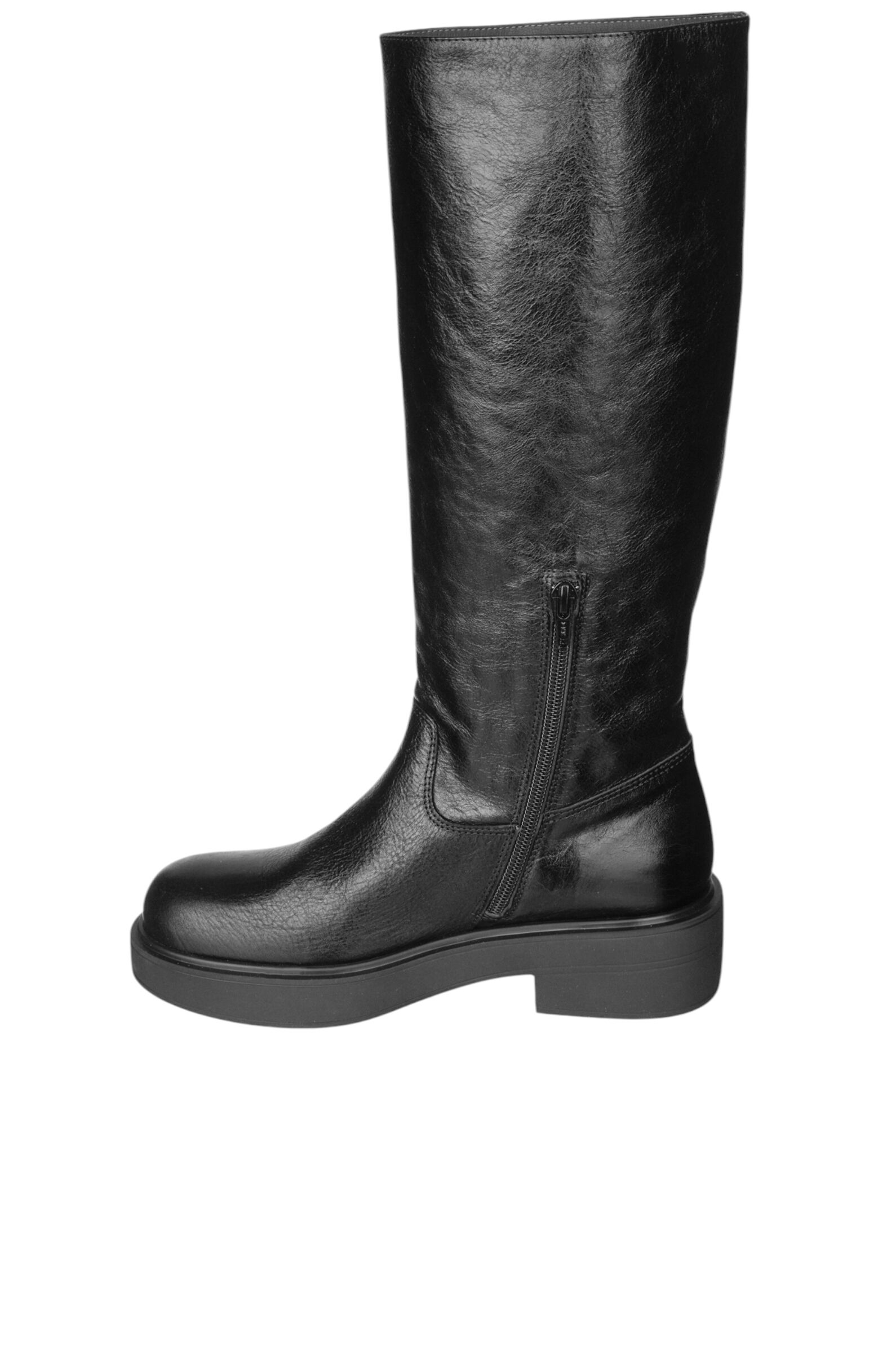 Сапоги жен.АРТ.8963L,чер,н.к/тек