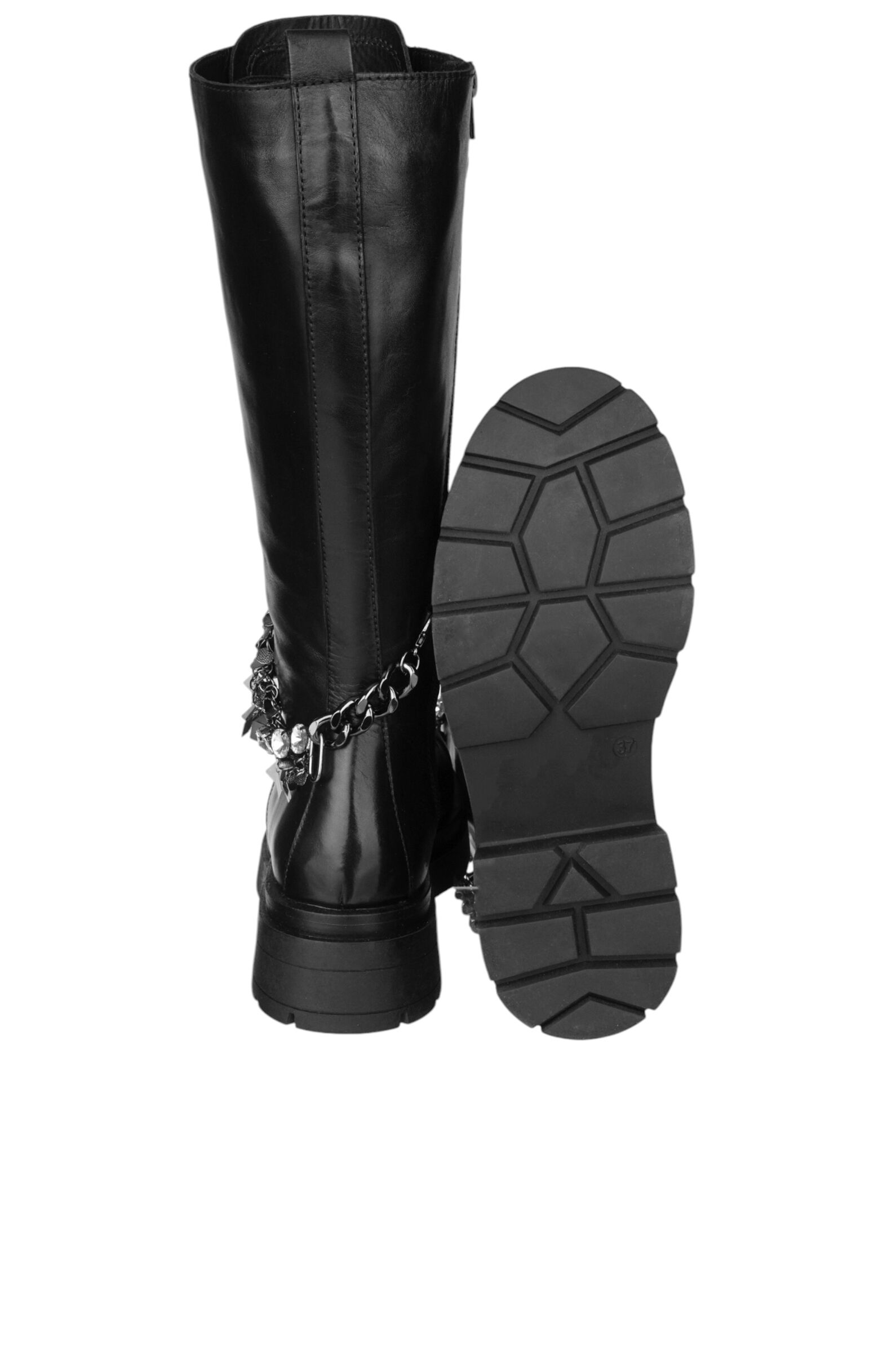 Сапоги жен. АРТ.SF2353S325,чер,н.к/тек