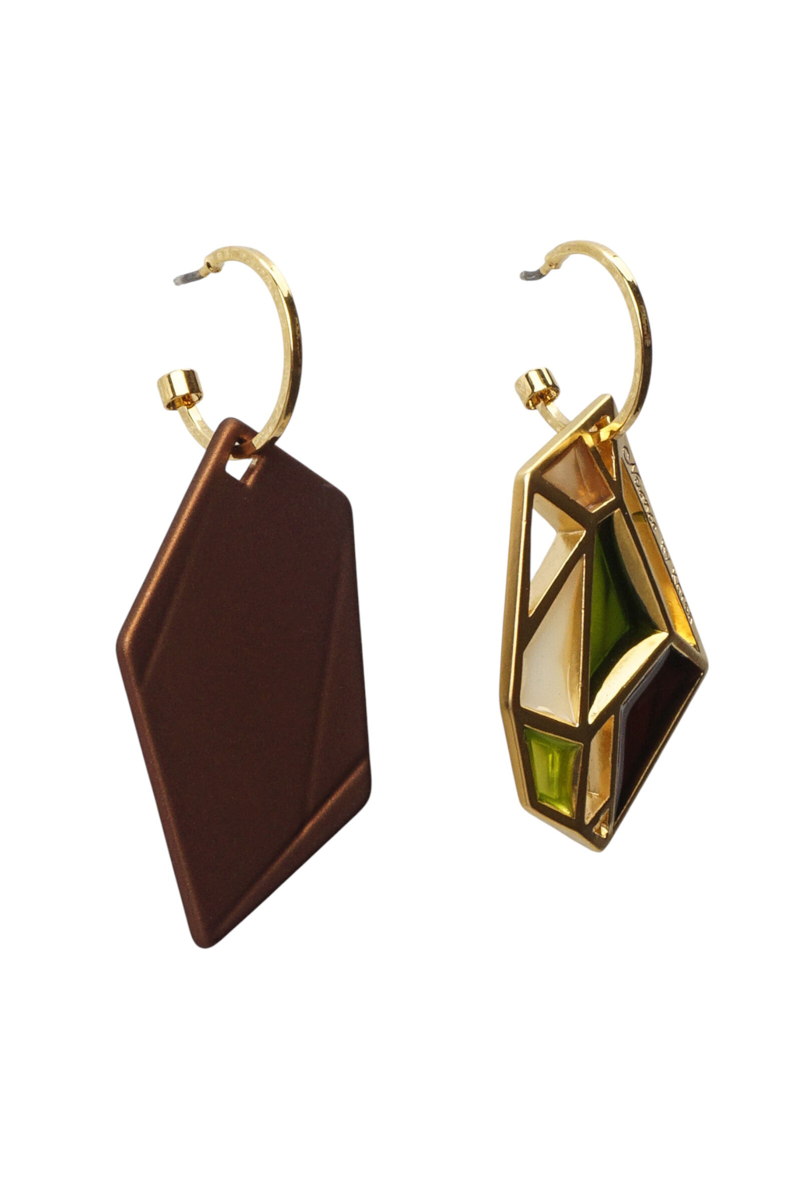 Серьги АРТ.S/2025/17,зол-кор