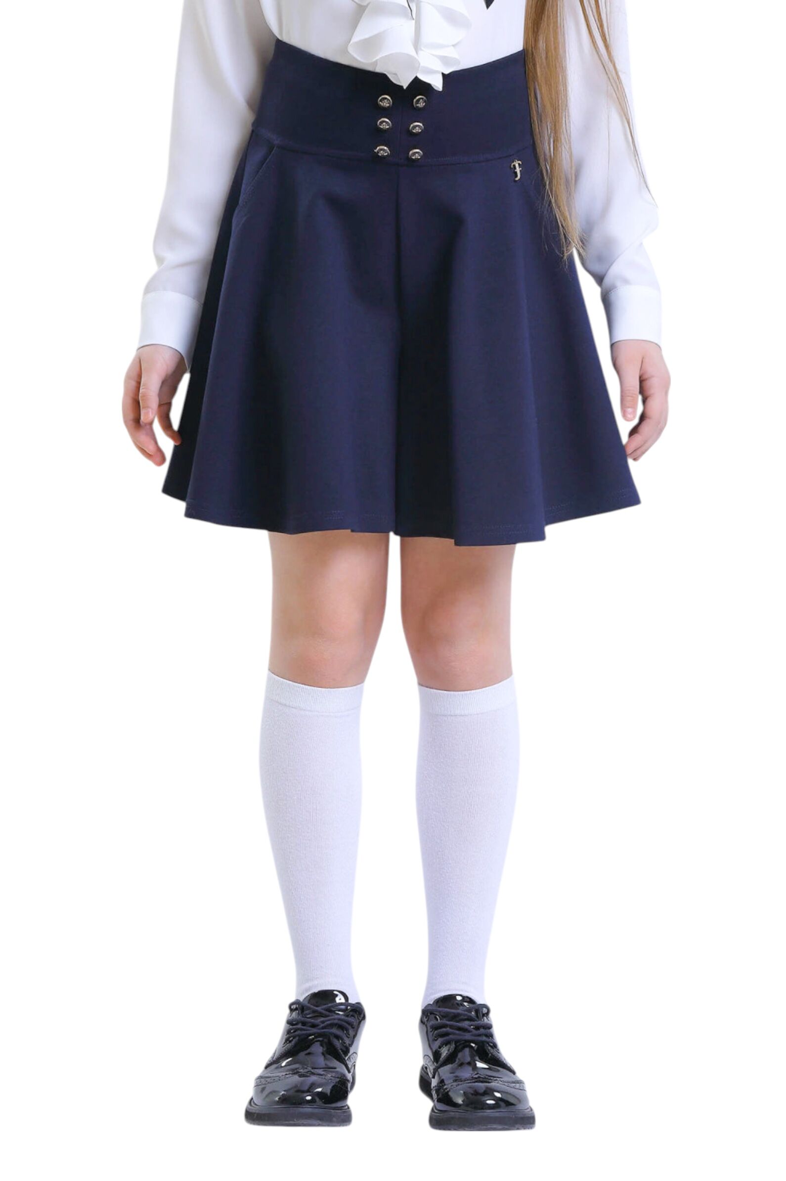 Шорты дев. АРТ.FSL-358-525/524,син,вис-па-эл