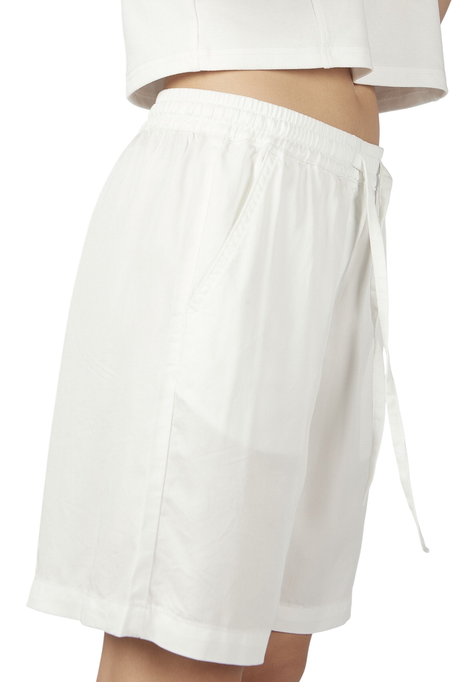 Шорты дев. АРТ.G-JN26098,бел,тенсель