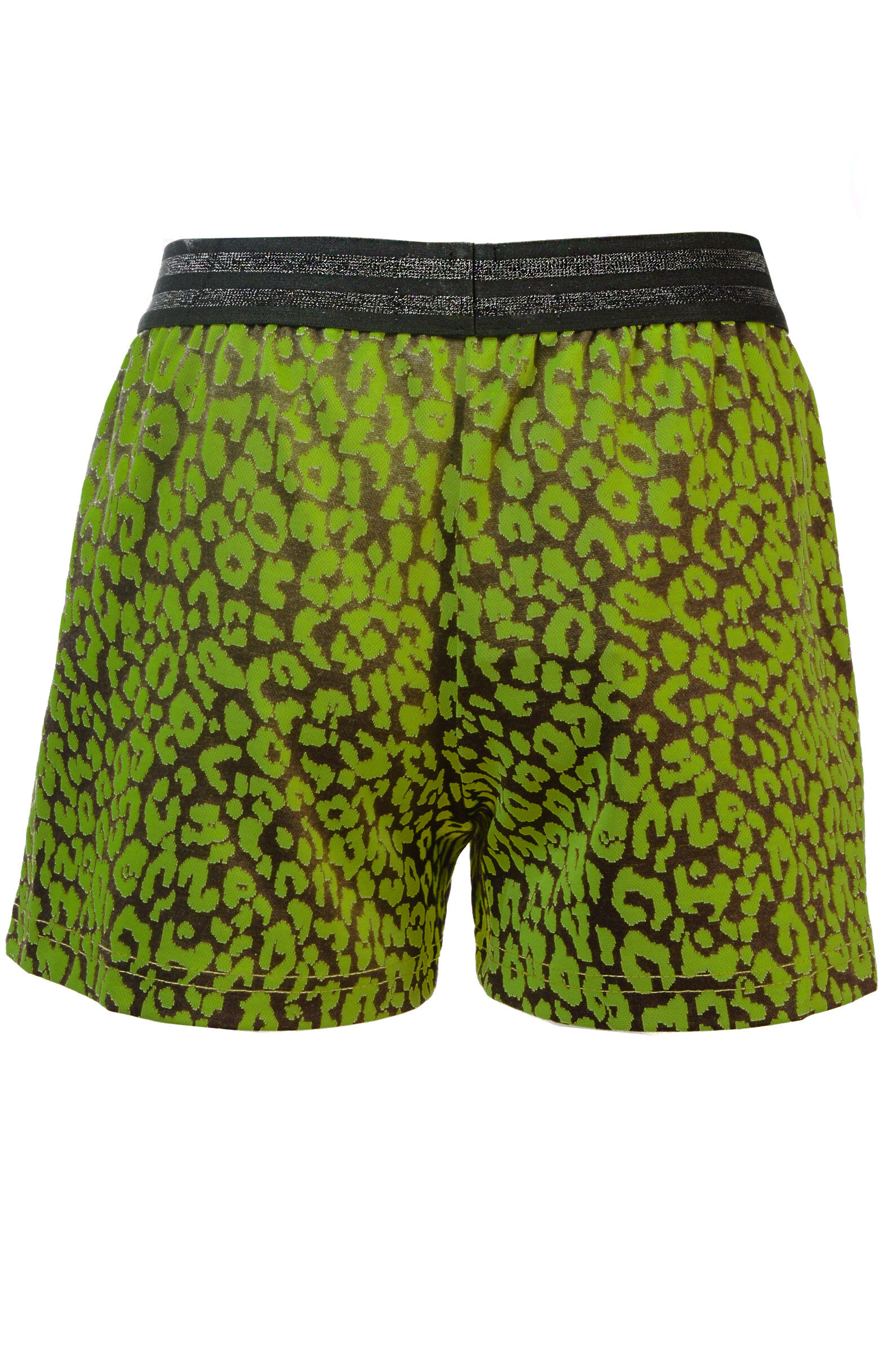 Шорты дев. АРТ.SR400A100,зел-чер,вис-пэ-эл