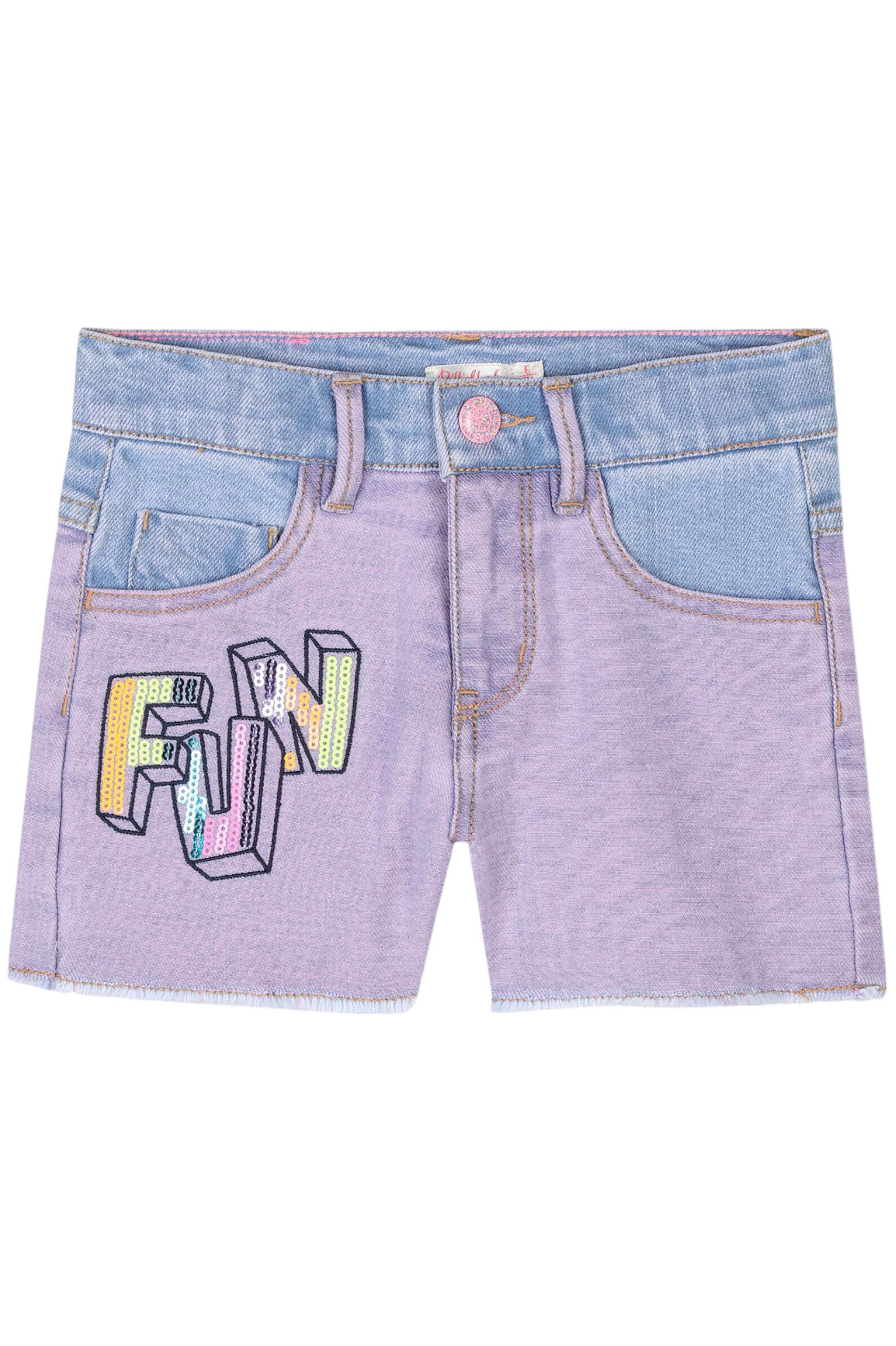 Шорты дев. АРТ.U20895/Z13,гол-роз,хл-эл