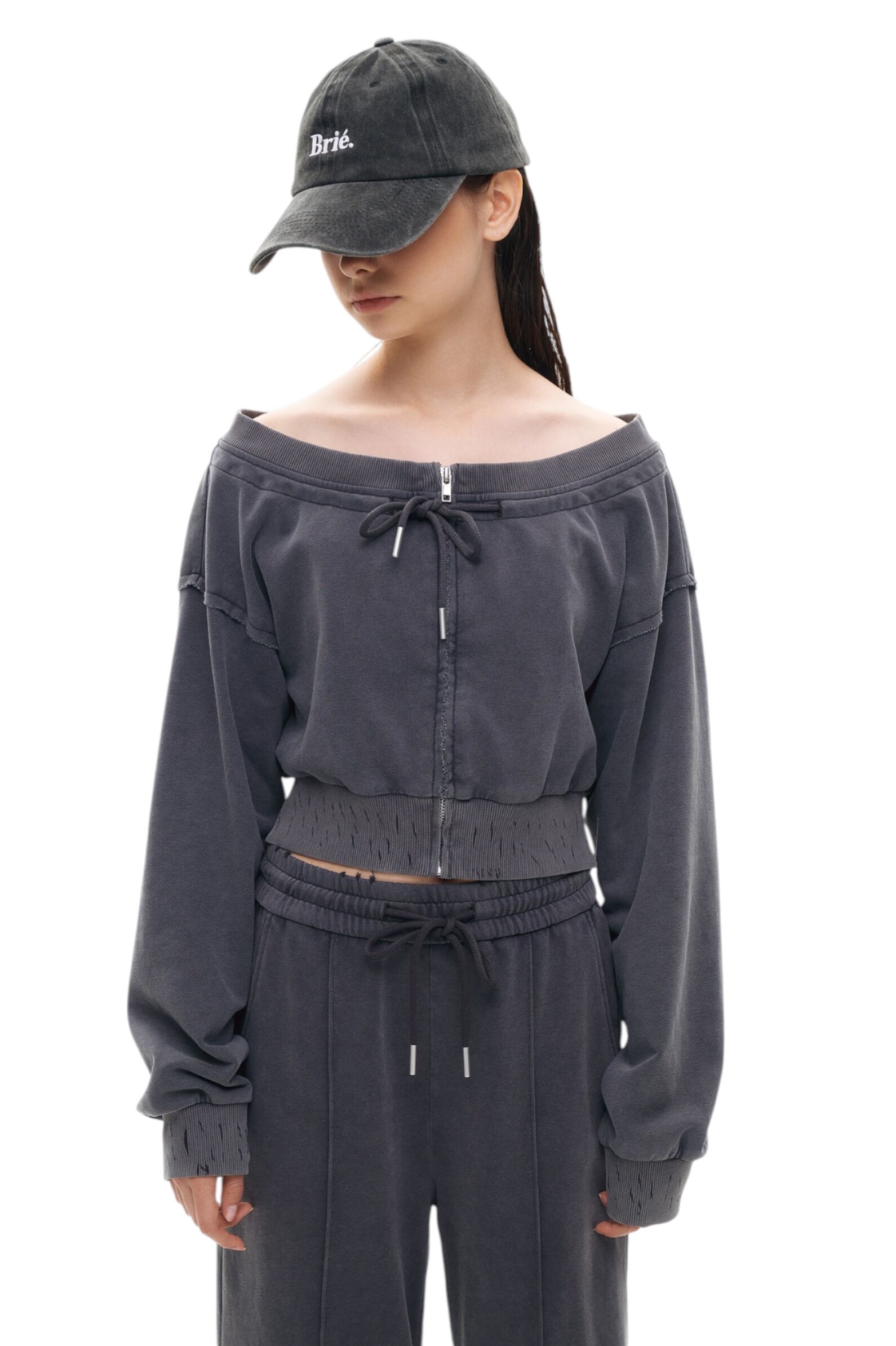 Толстовка дев. АРТ.AA235001,сер,хл