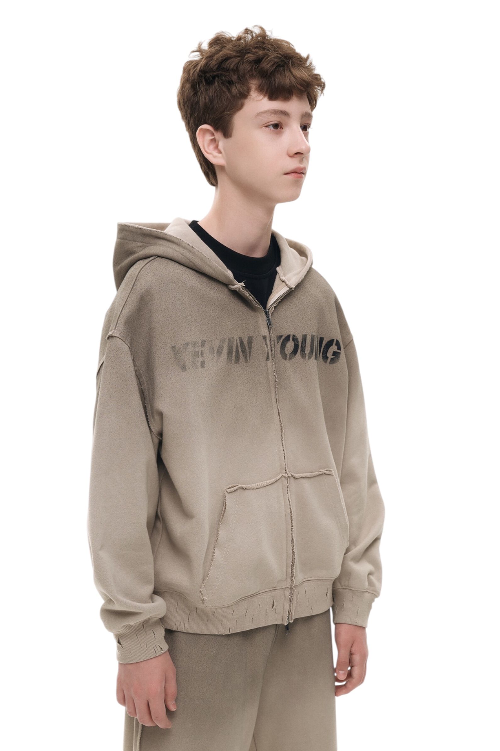 Толстовка дев. АРТ.AA236193,беж,хл