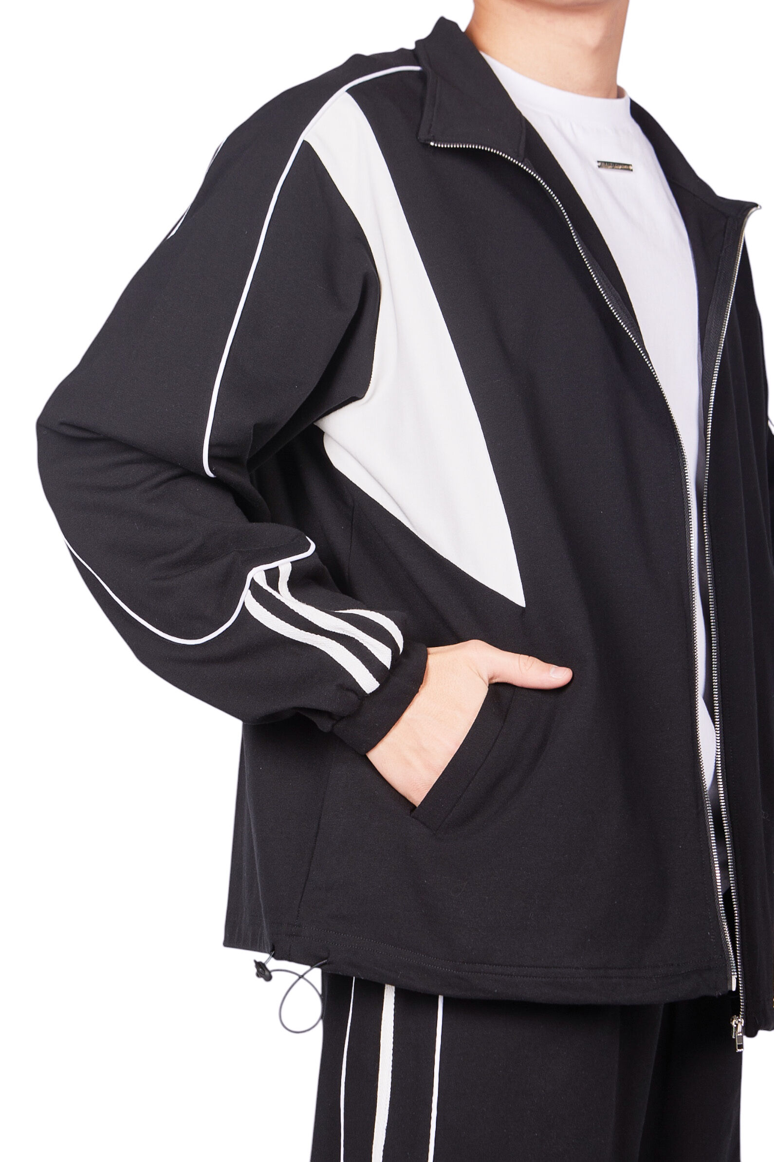 Толстовка мал. АРТ.B-HDZ35271,чер,хл-эл