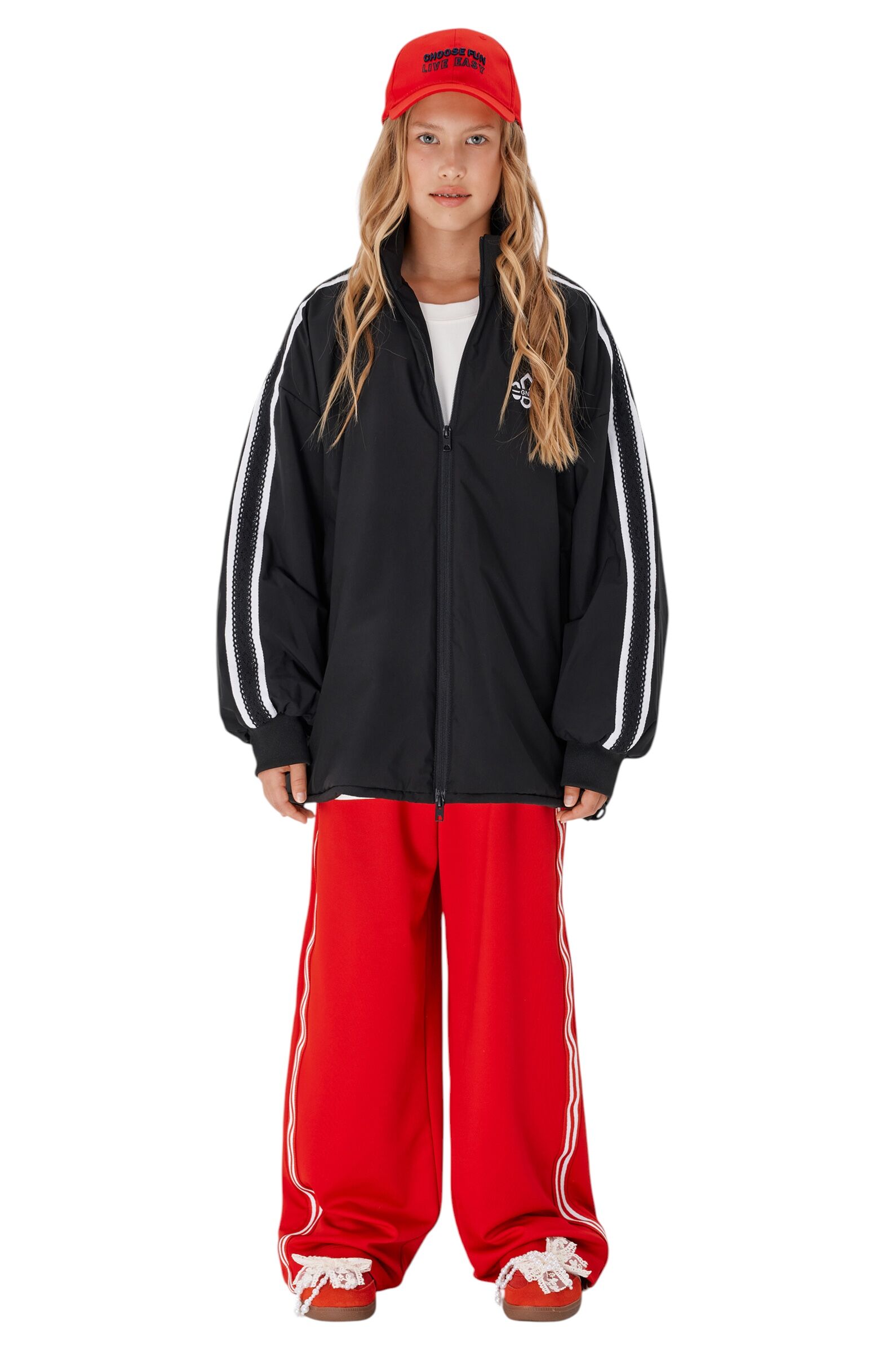 Ветровка дев. АРТ.C869,чер,полиэф/поливис