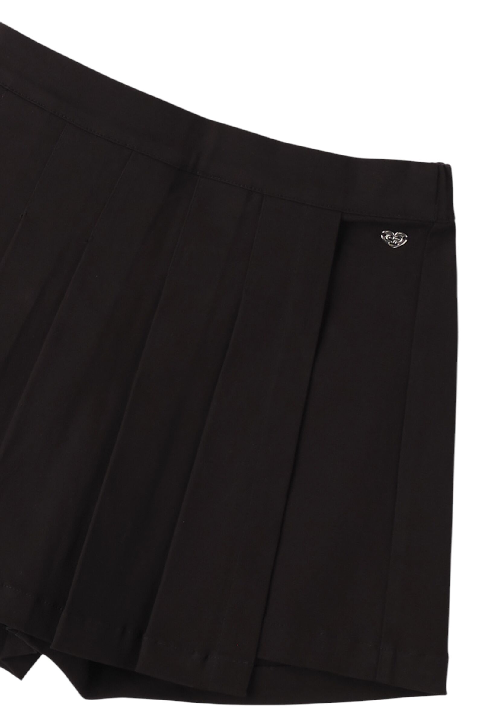 Юбка-шорты дев. АРТ.0.F464.00,чер,хл-эл